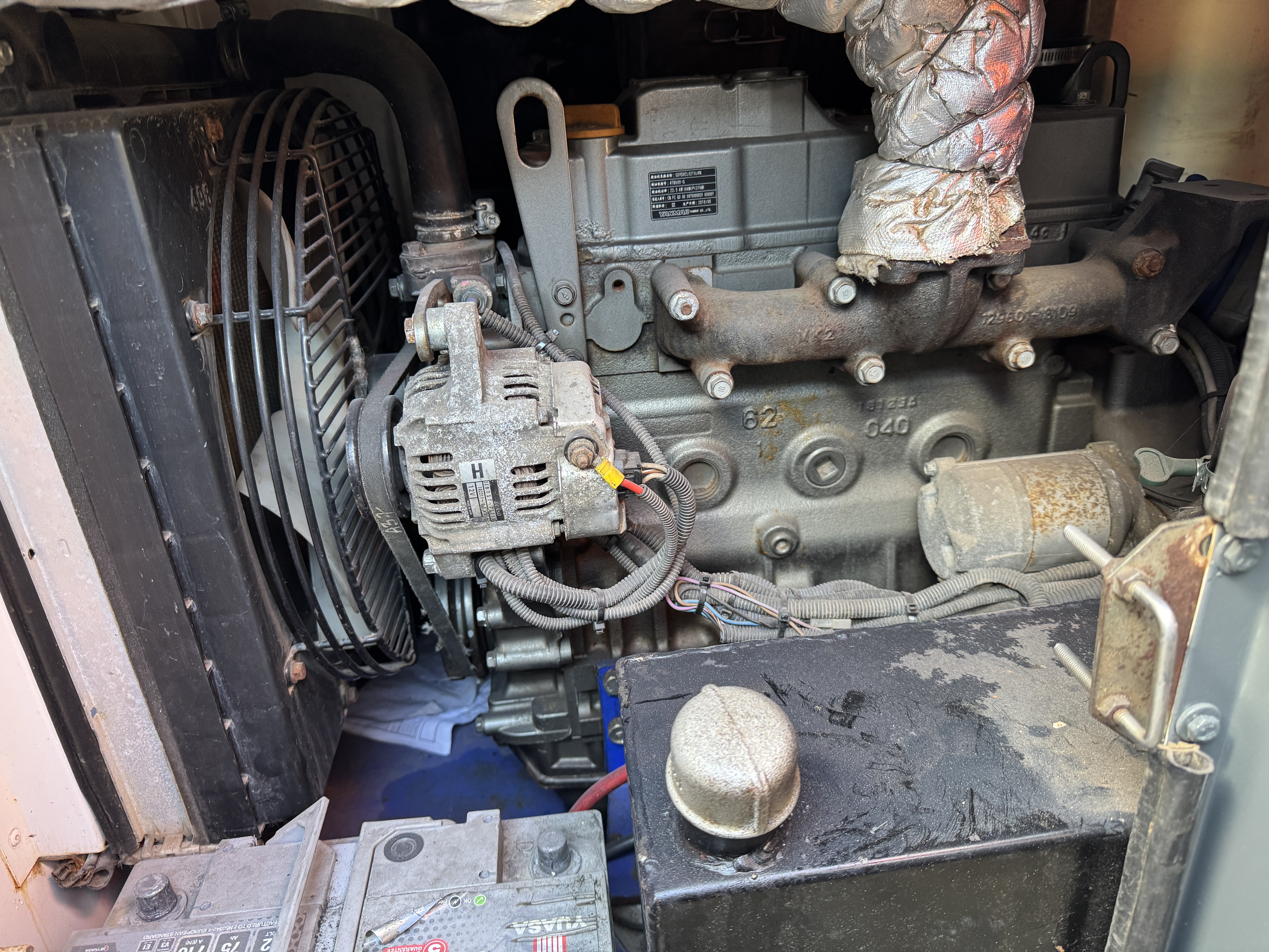 Used Tranos Yanmar 16 kVA Diesel Generator XP1511