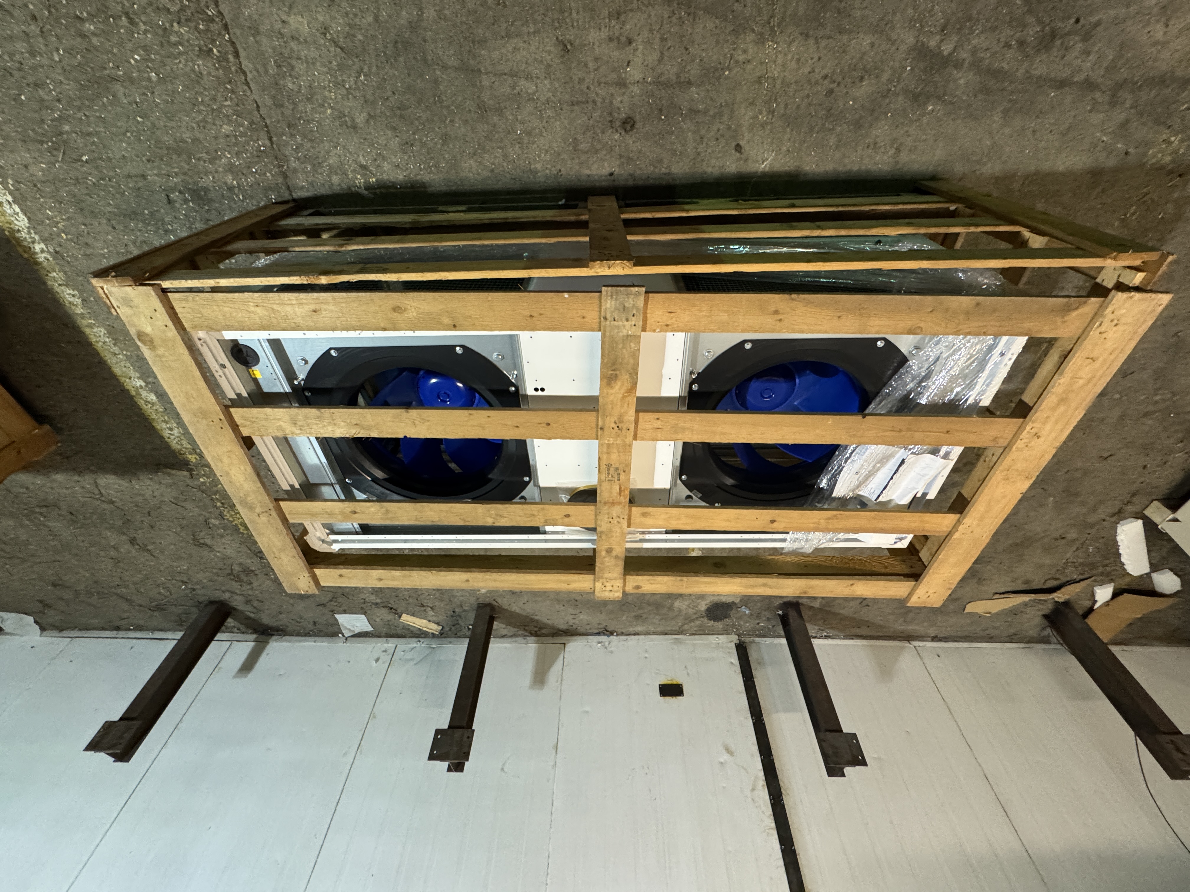 Air conditioning fan unit