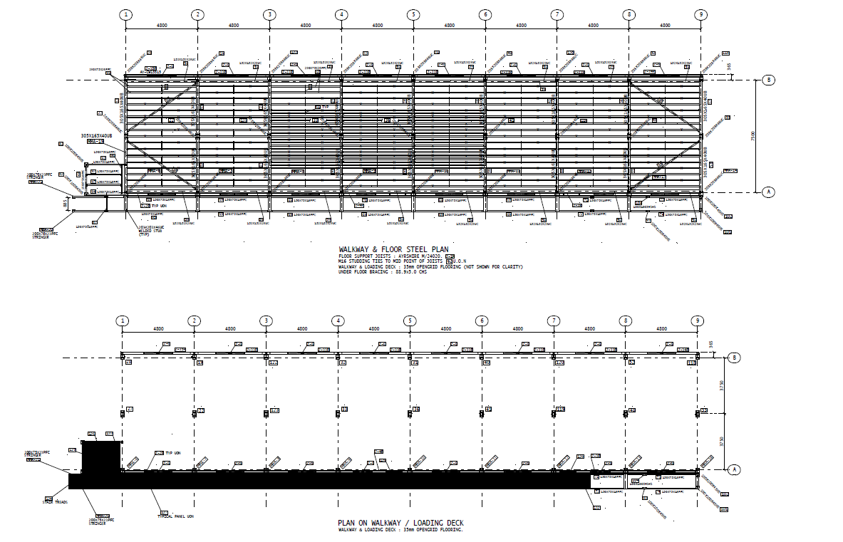 Building floor plan