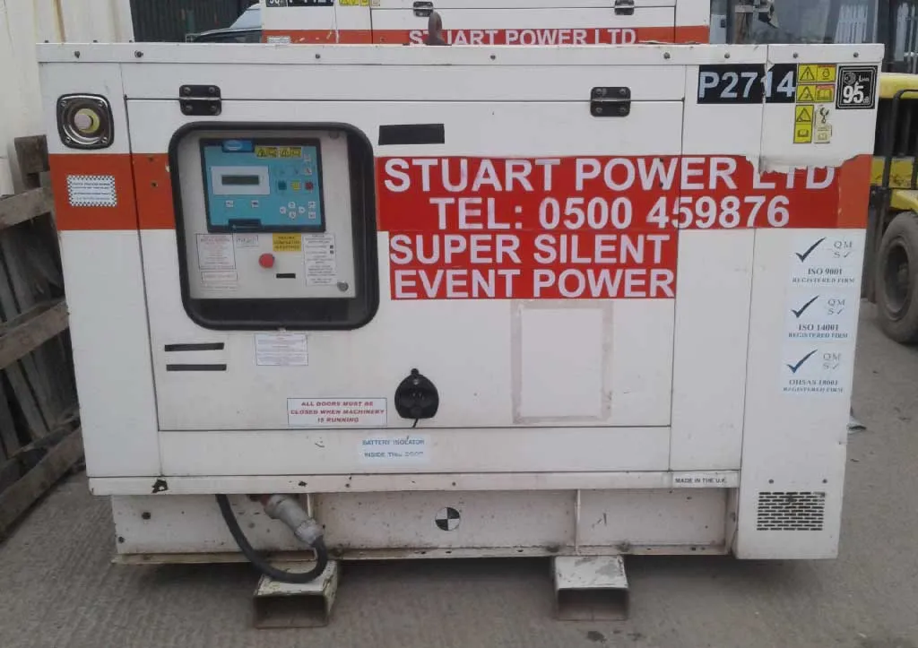 Used FG Wilson 27kVA Diesel Generator