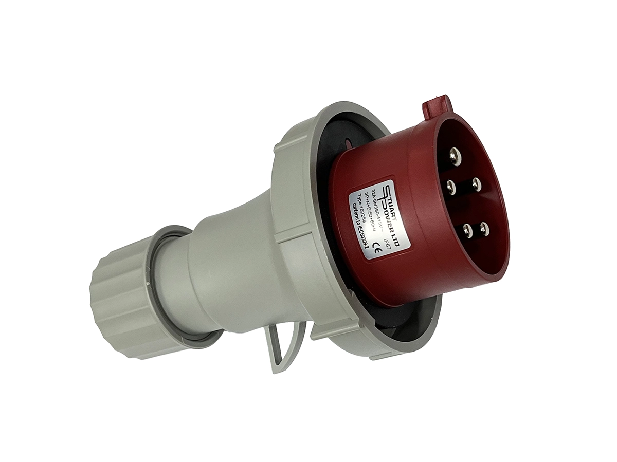 32 Amp 415V 5-Pin Industrial Trailing Plug