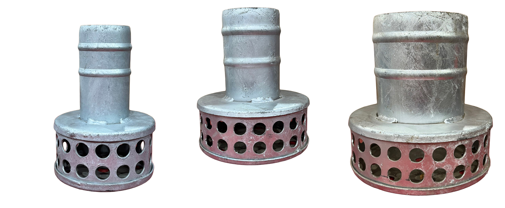 Tin Can Strainers with Male Hose Tail