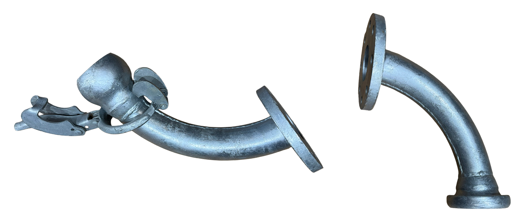 Bauer Type Coupling - PN10 Flange 90° Bend