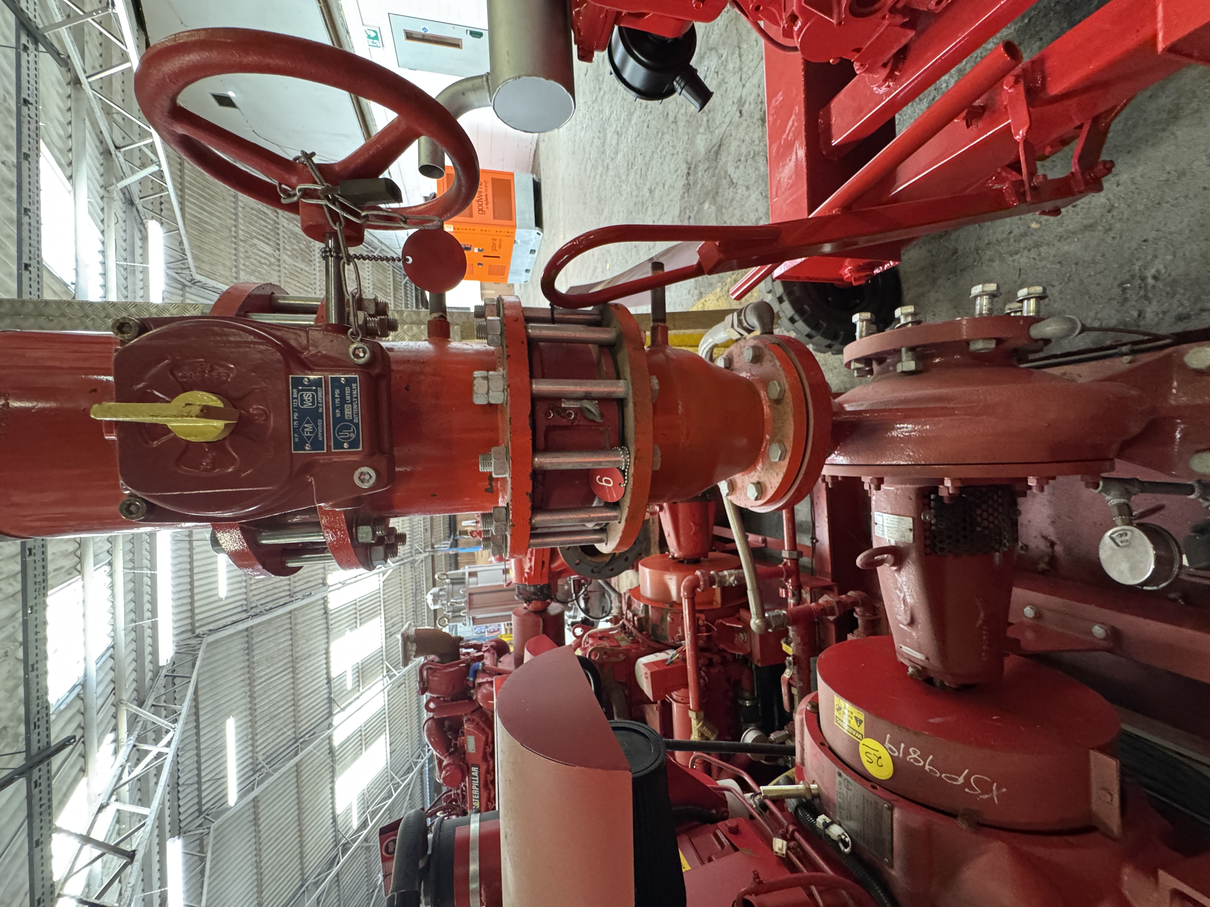 Used Grundfos FK150-125 320 Fire Pump