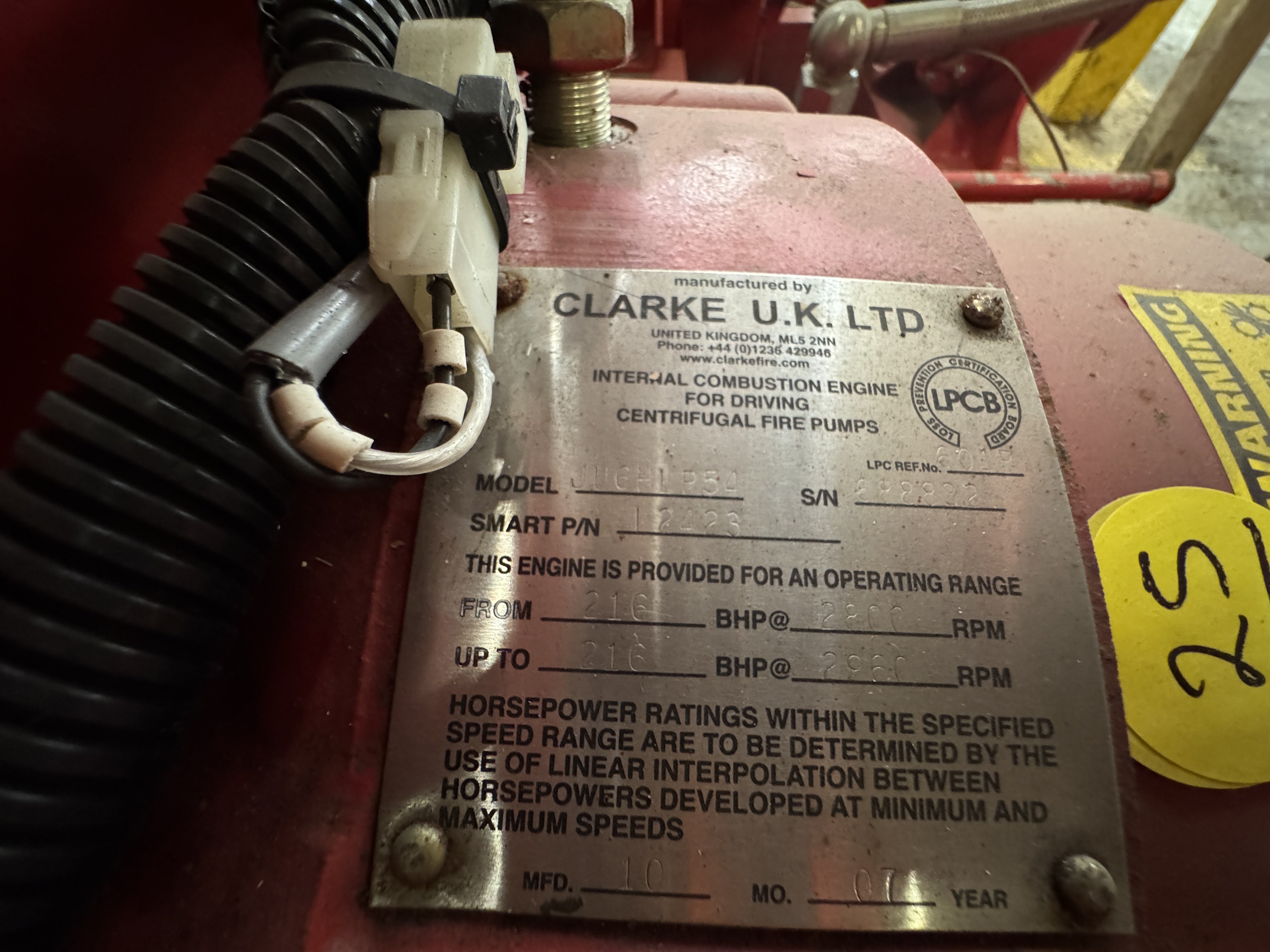 Used Grundfos FK150-125 320 Fire Pump