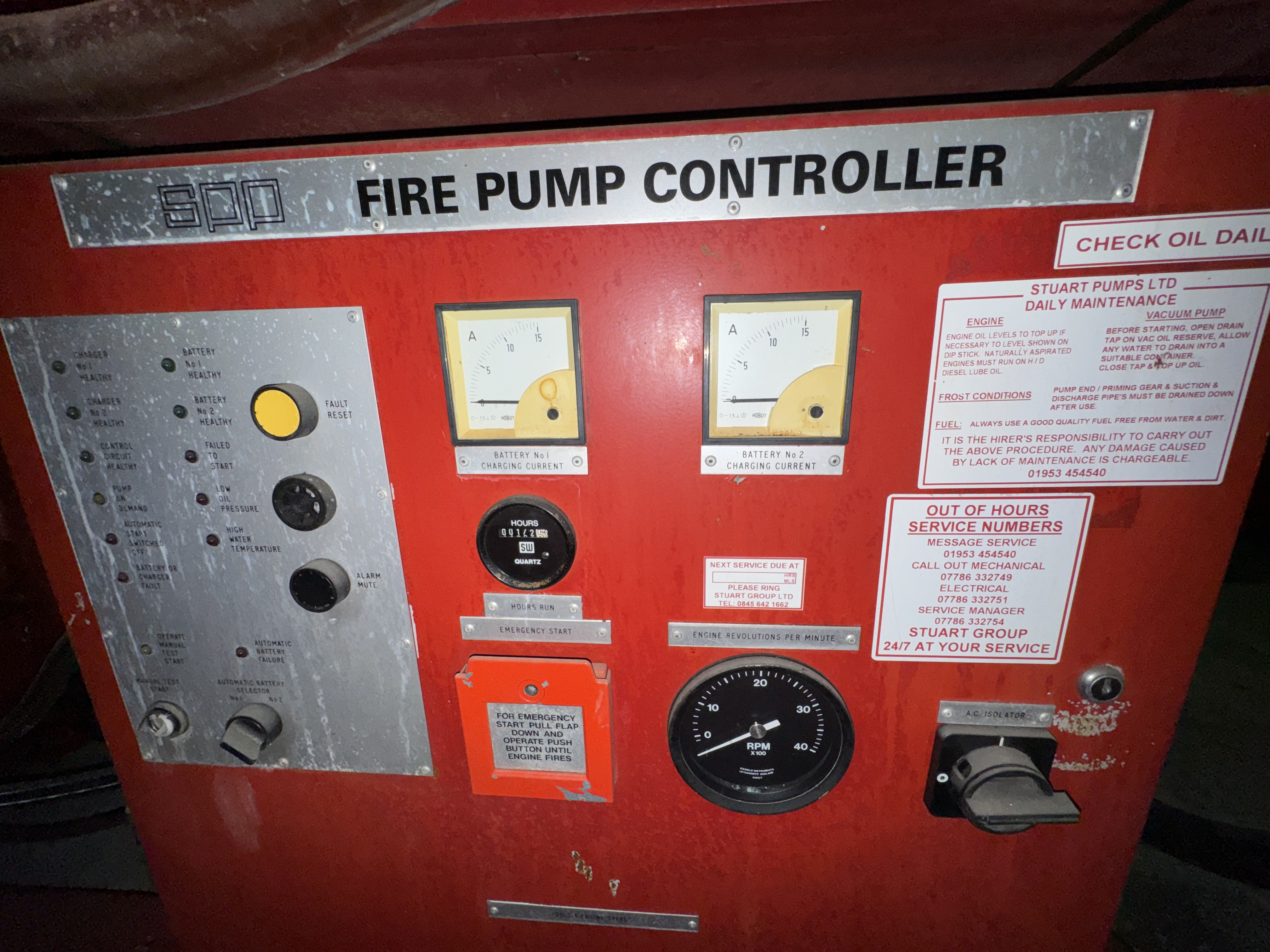 Used SPP KP10X Fire Pump