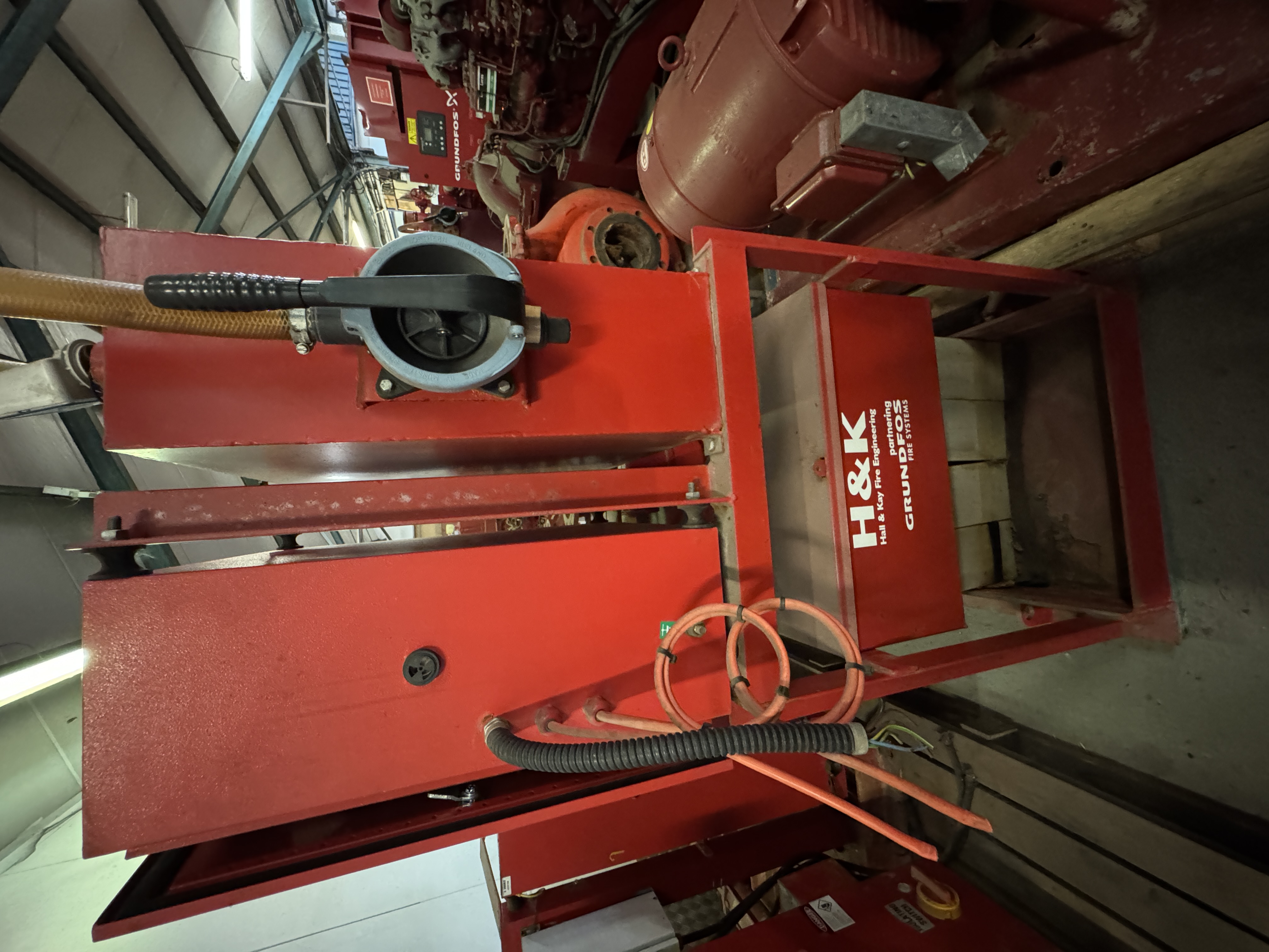 Used Grundfos FK65-160 Fire Pump