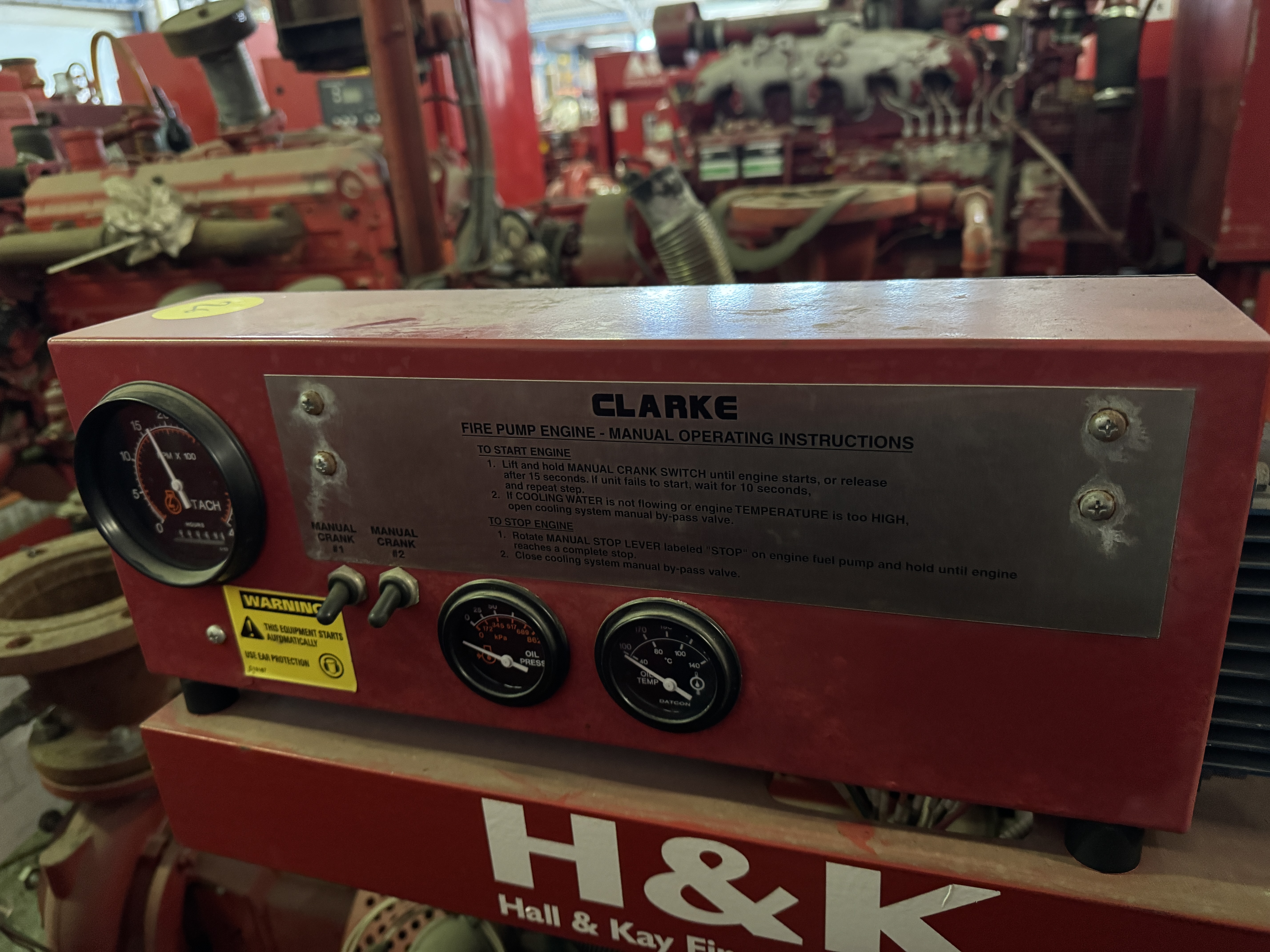Used Grundfos FK65-160 Fire Pump