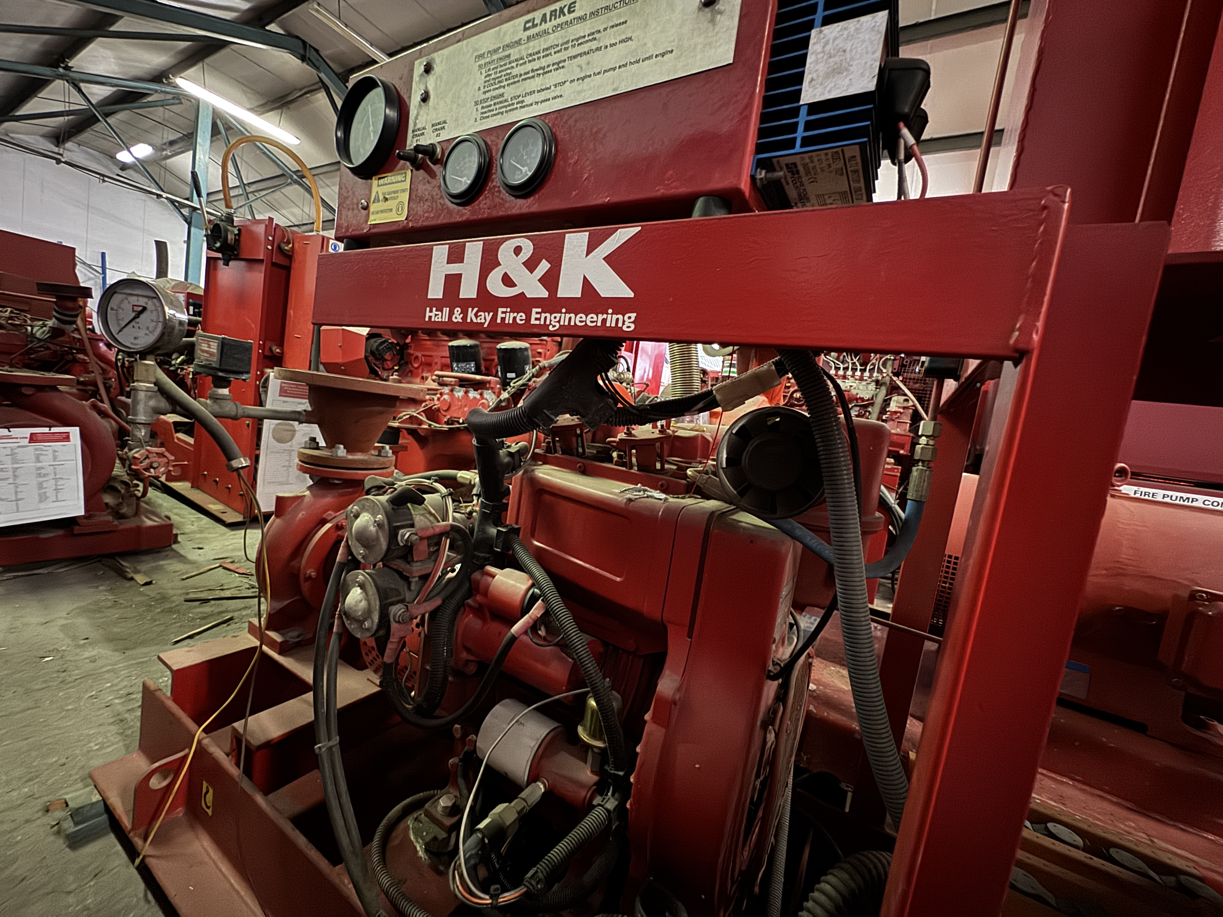 Used Grundfos FK65-160 Fire Pump