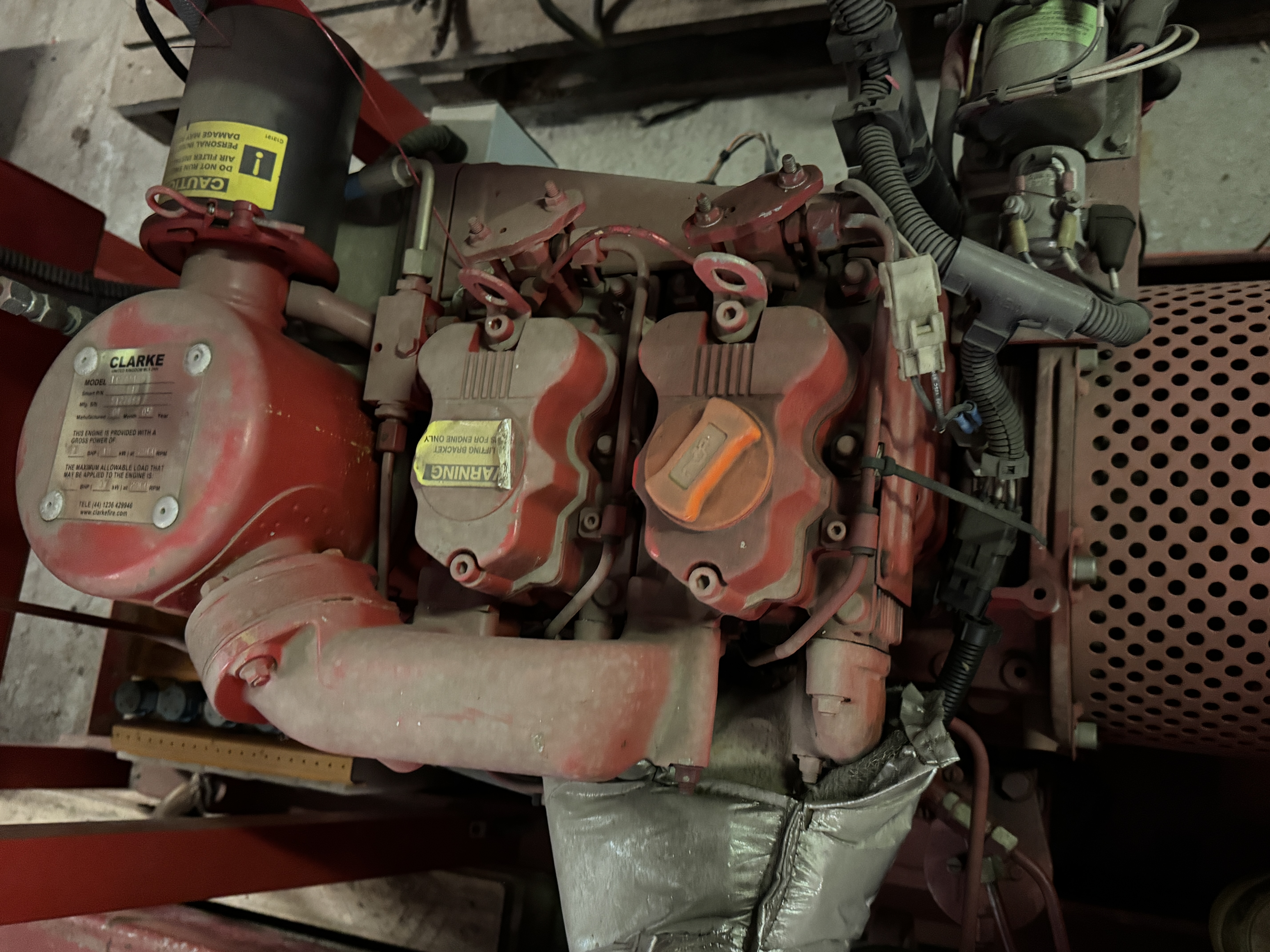 Used Grundfos FK65-160 Fire Pump