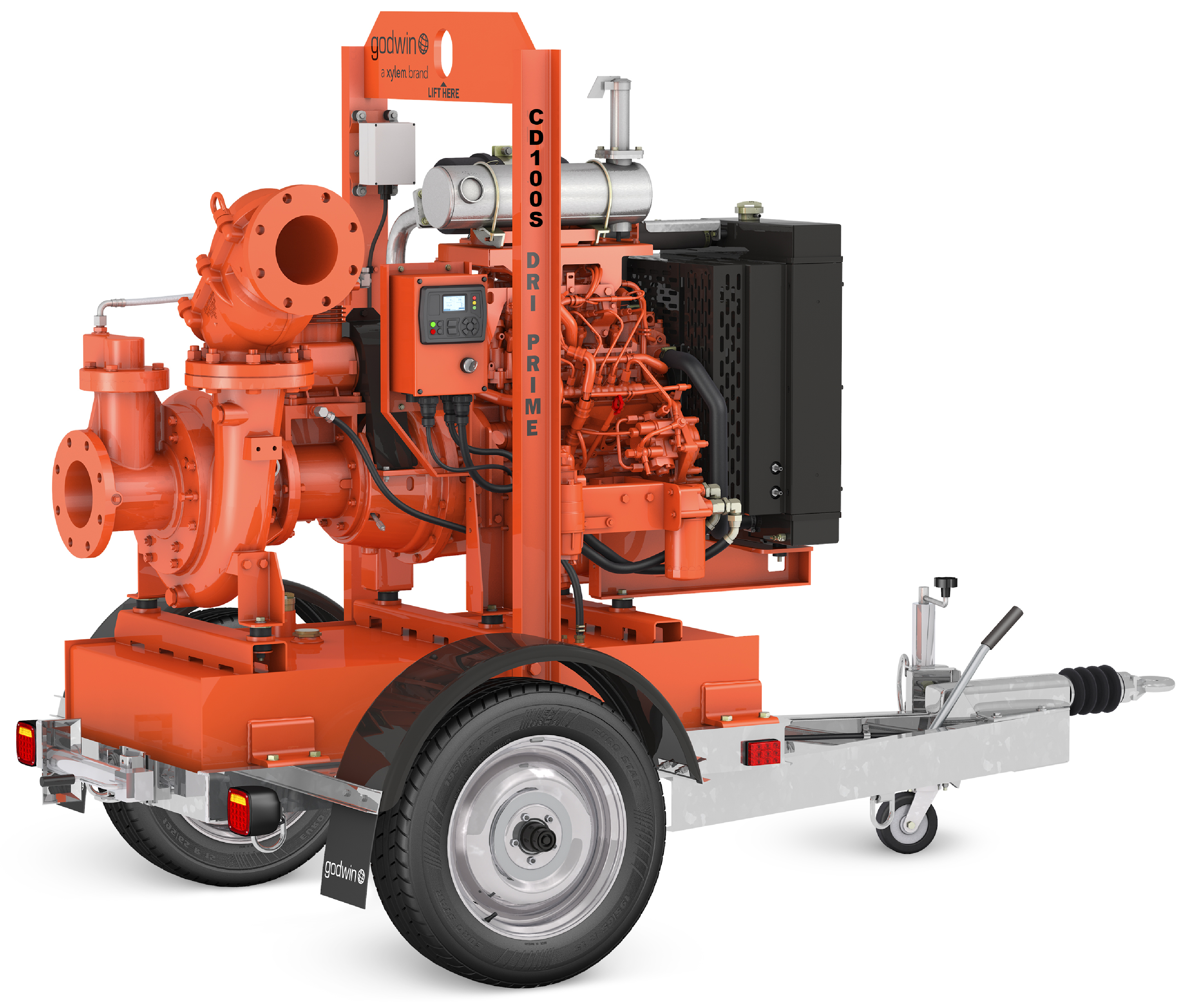 Godwin CD100S Pump Trailer