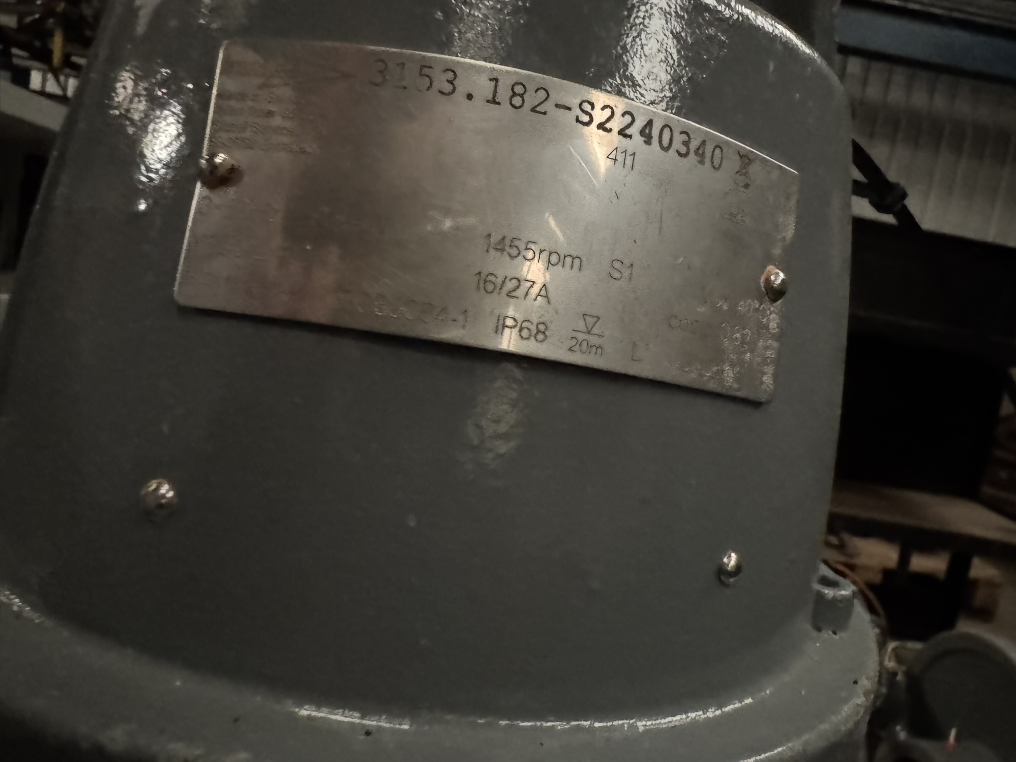 Used Flygt 3153.182.411 Submersible Pump