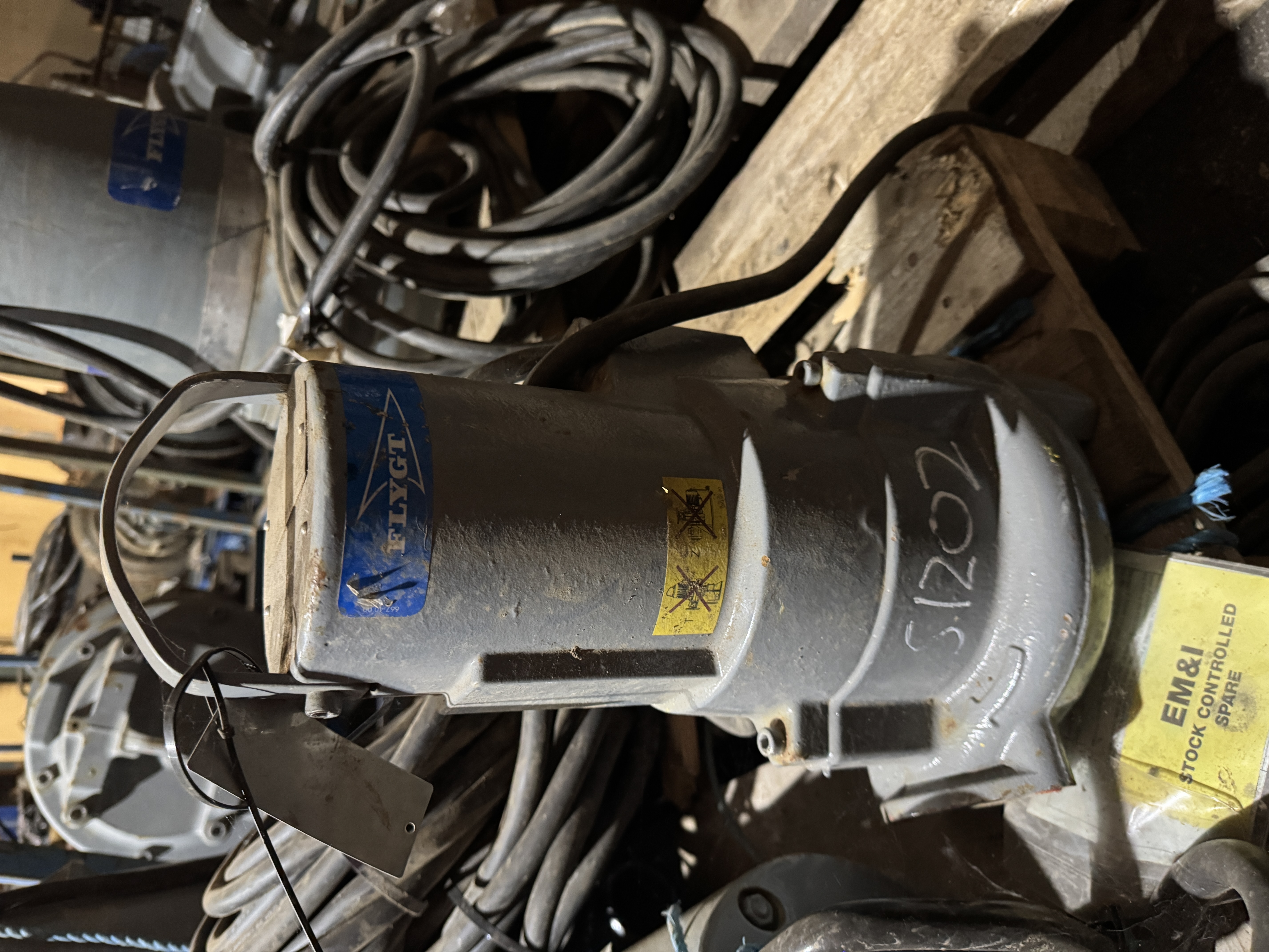Used Flygt 3069.160.272 Submersible Pump S1202