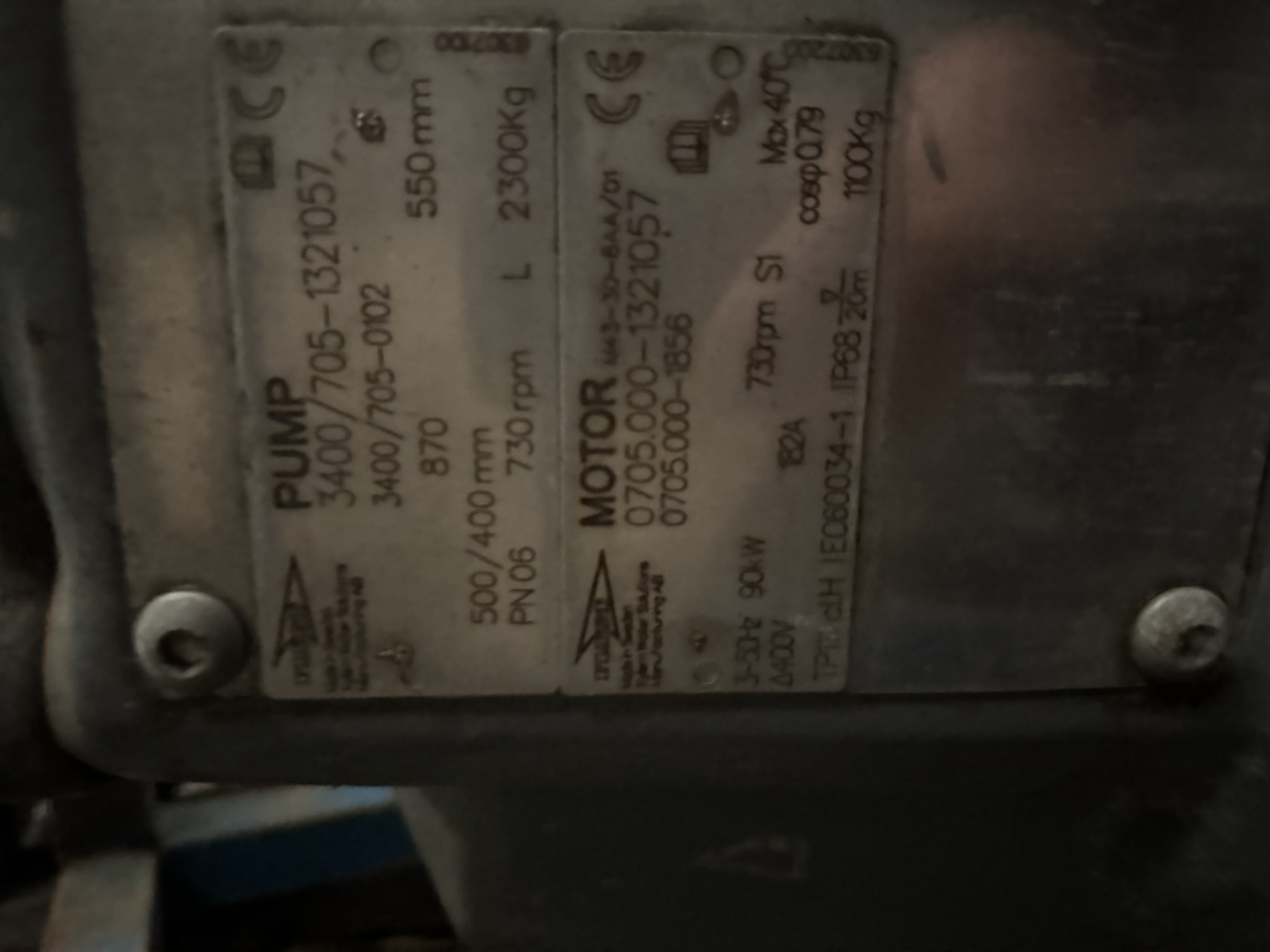 Used Flygt 3400.705.870 Submersible Pump