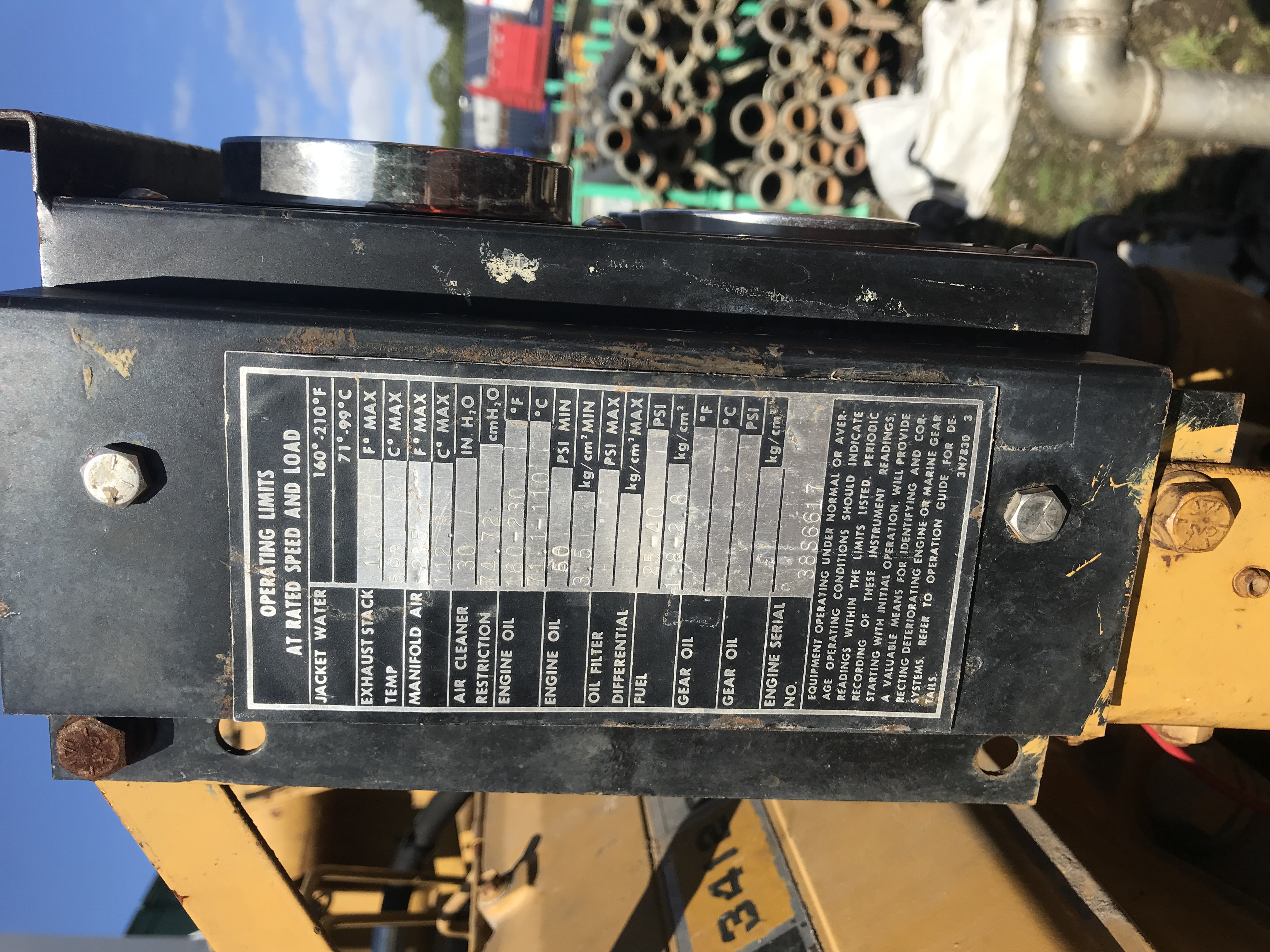 Used 1980 SPP BS08B Fire Pump with Air Compressor and Receiver