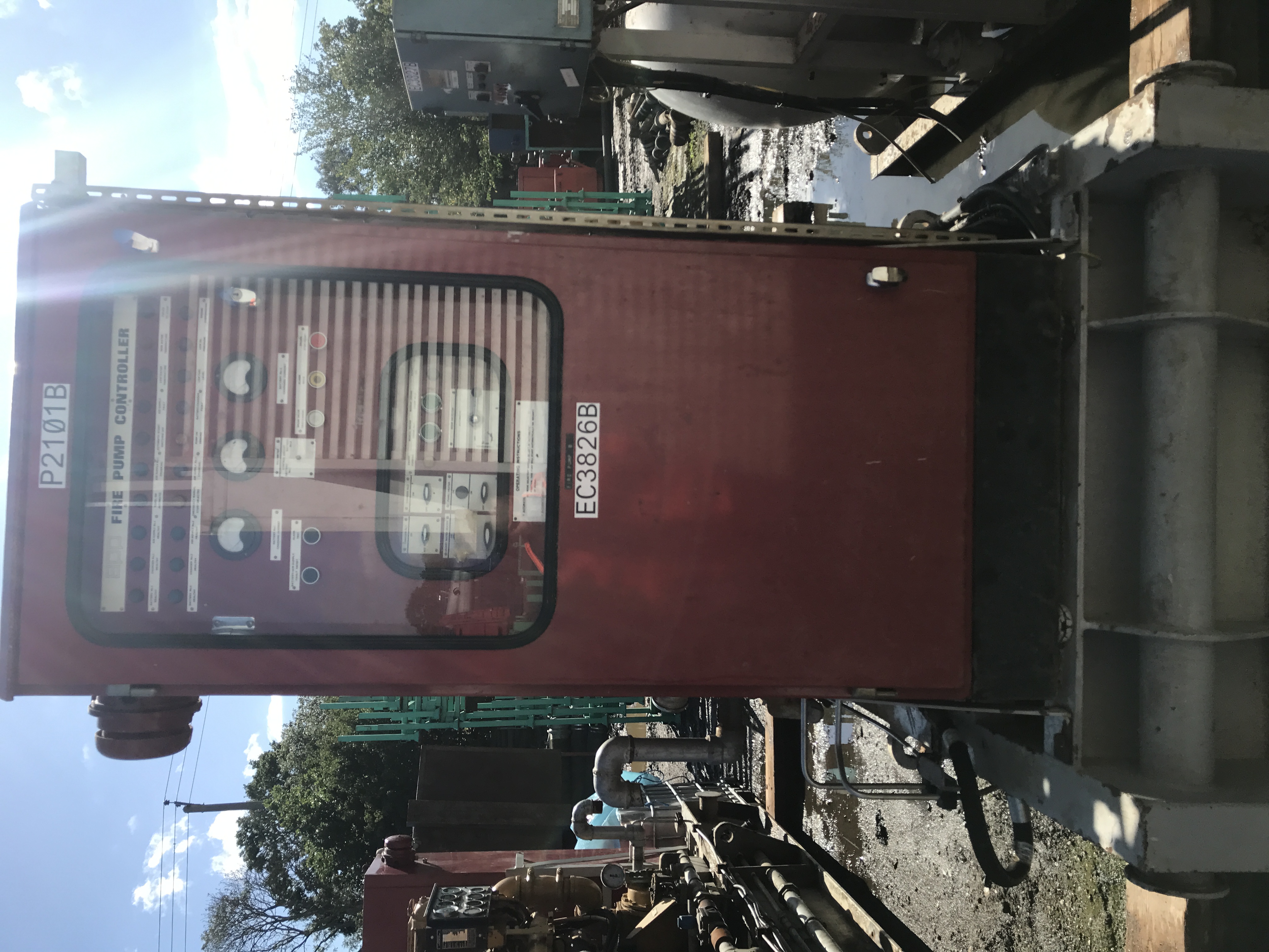 Used 1980 SPP BS08B Fire Pump with Air Compressor and Receiver