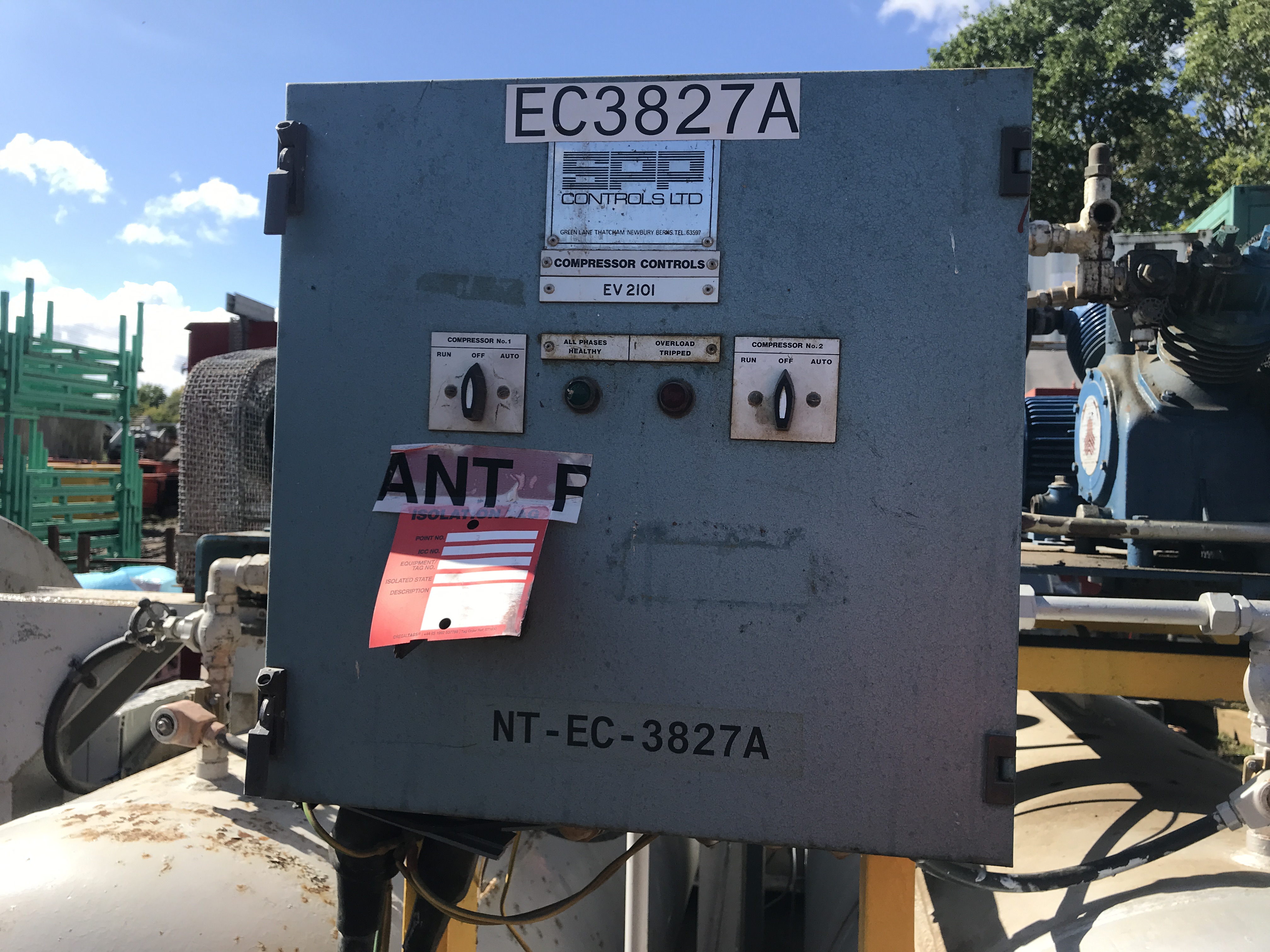 Used 1980 SPP BS08B Fire Pump with Air Compressor and Receiver