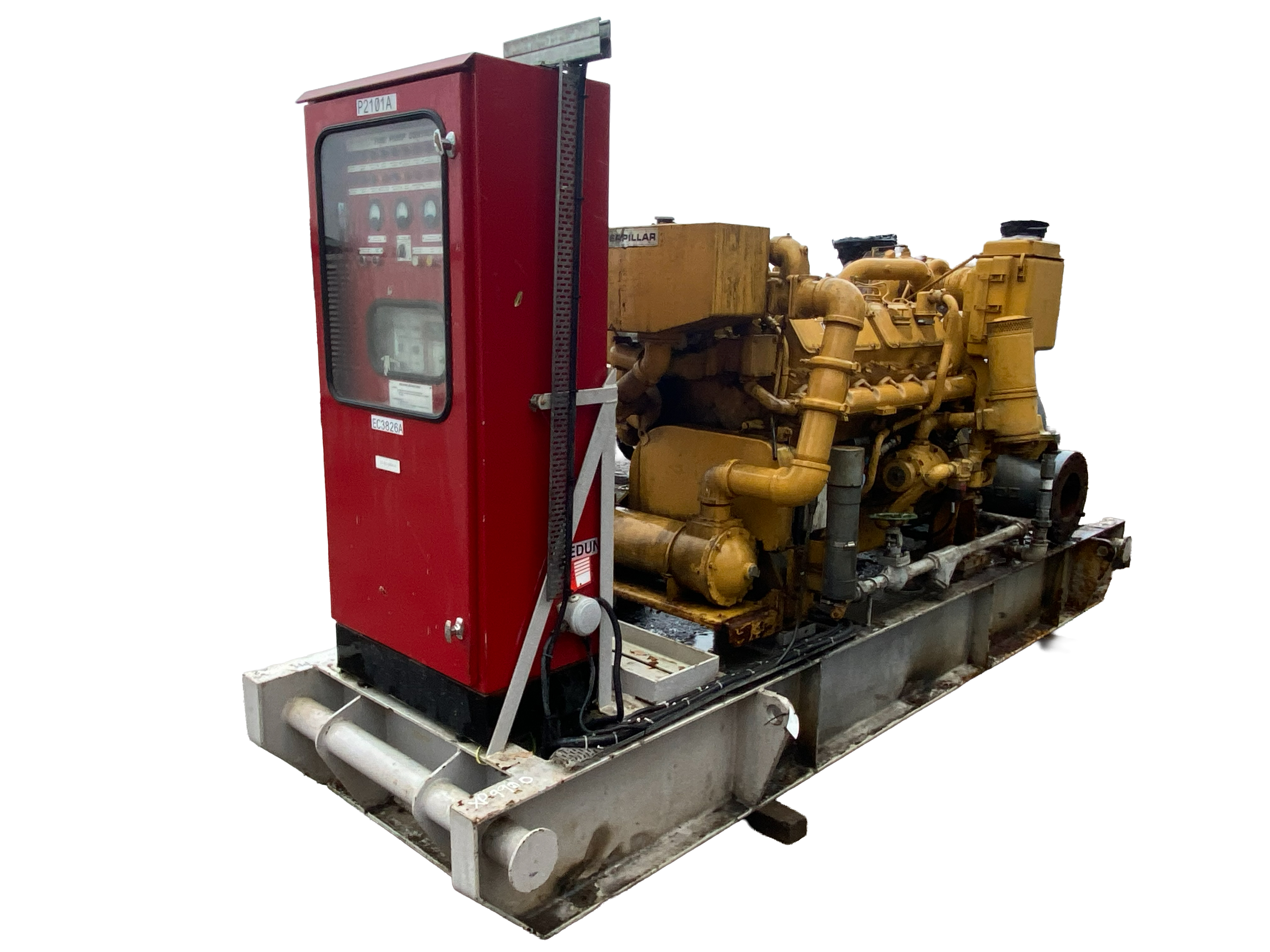 Used 1980 SPP BS08B Fire Pump with Air Compressor and Receiver Tank XSP9900 - Stuart Group Ltd