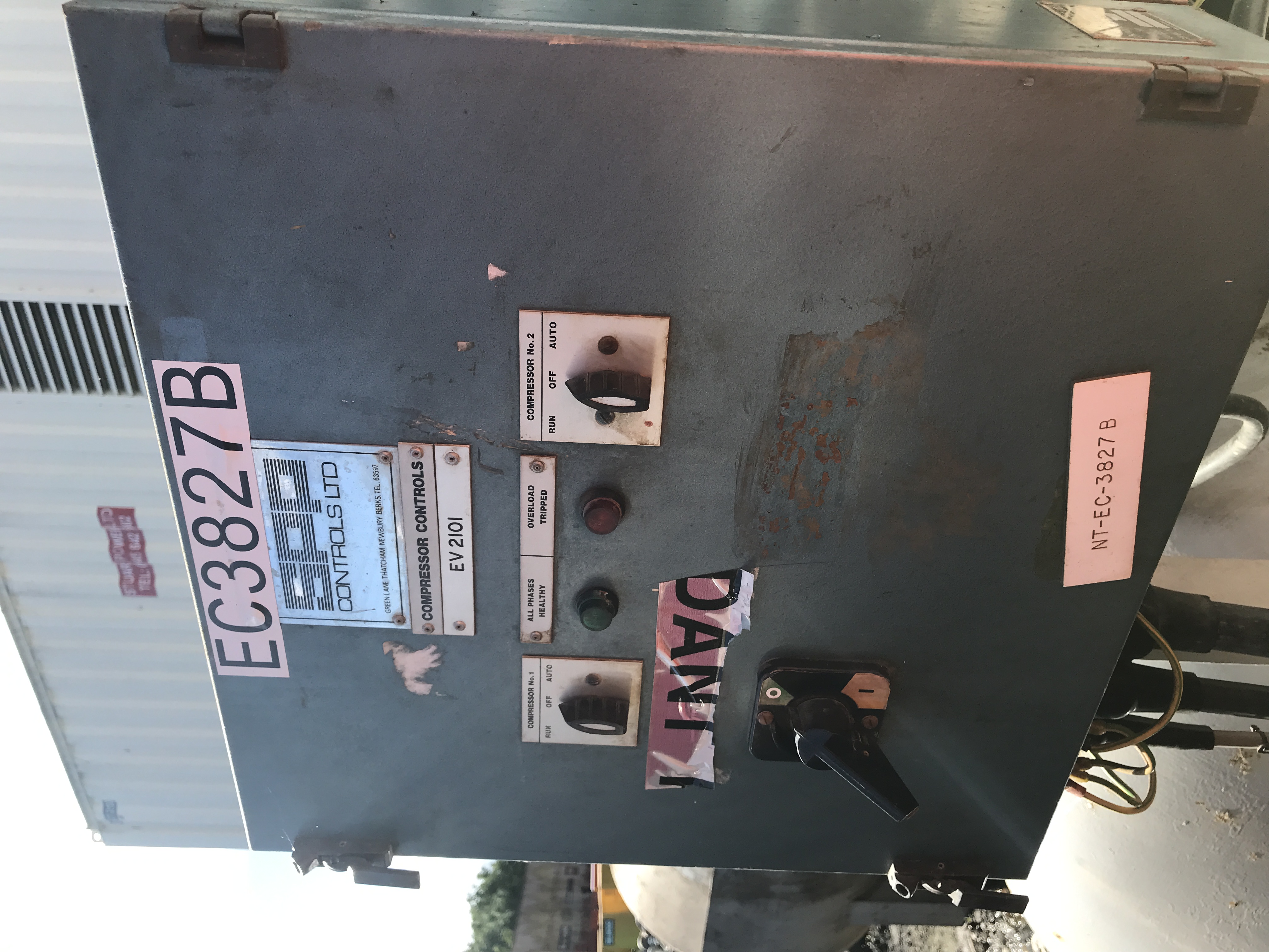 Used 1980 SPP BS08B Fire Pump with Air Compressor and Receiver Tank for sale