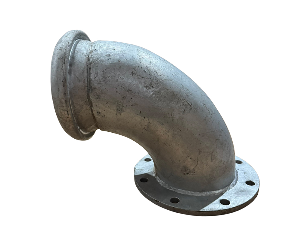 8" PN10 Flange 90° Bend Bauer Type Coupling Female - Stuart Group Ltd