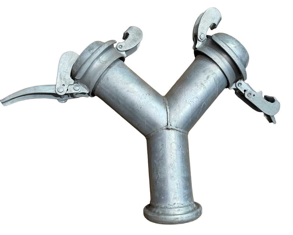 6" Y Coupling 2 Male x 1 Female - Stuart Group Ltd