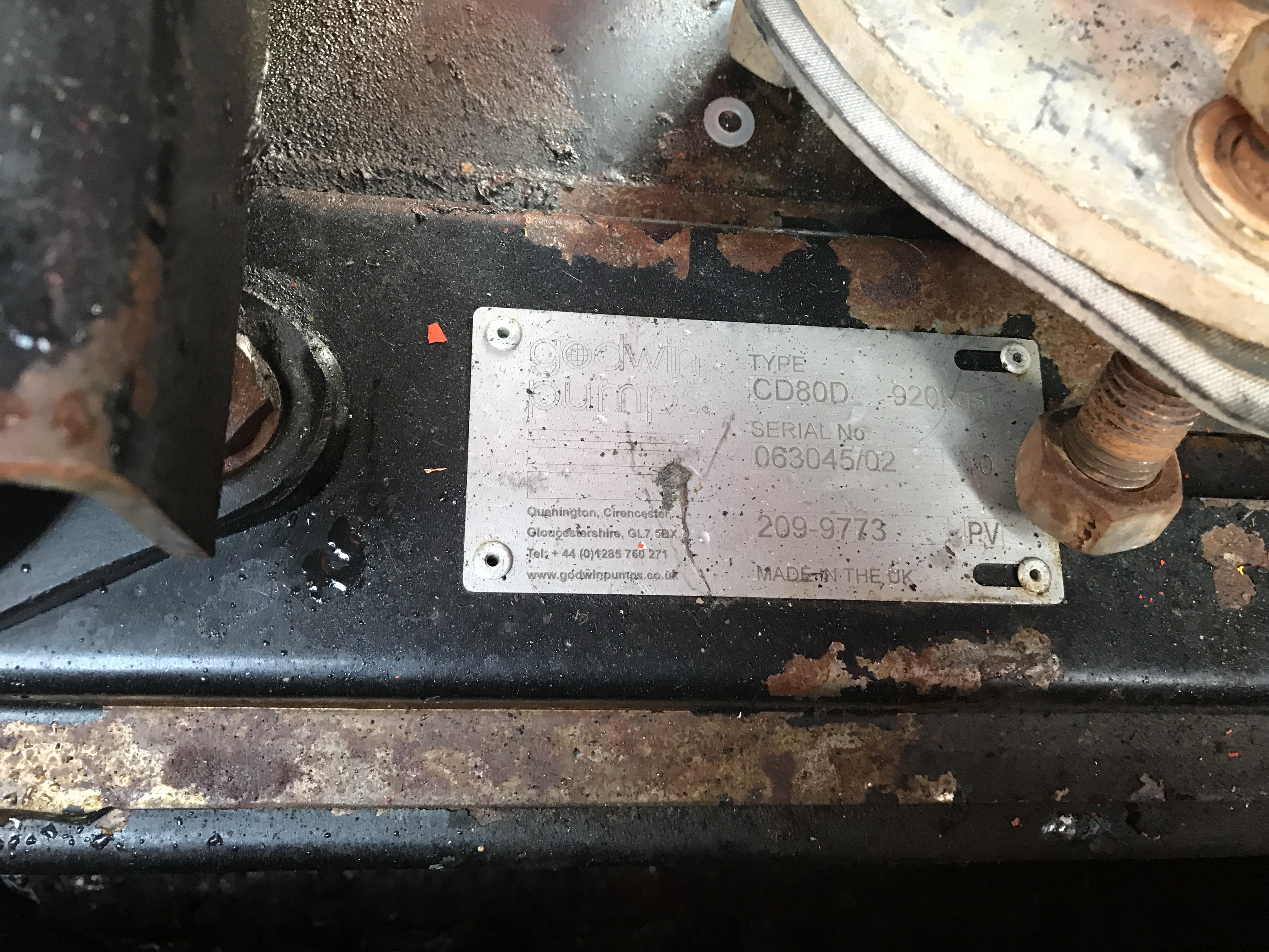 Used Godwin CD80D Pump XSP3504 for sale