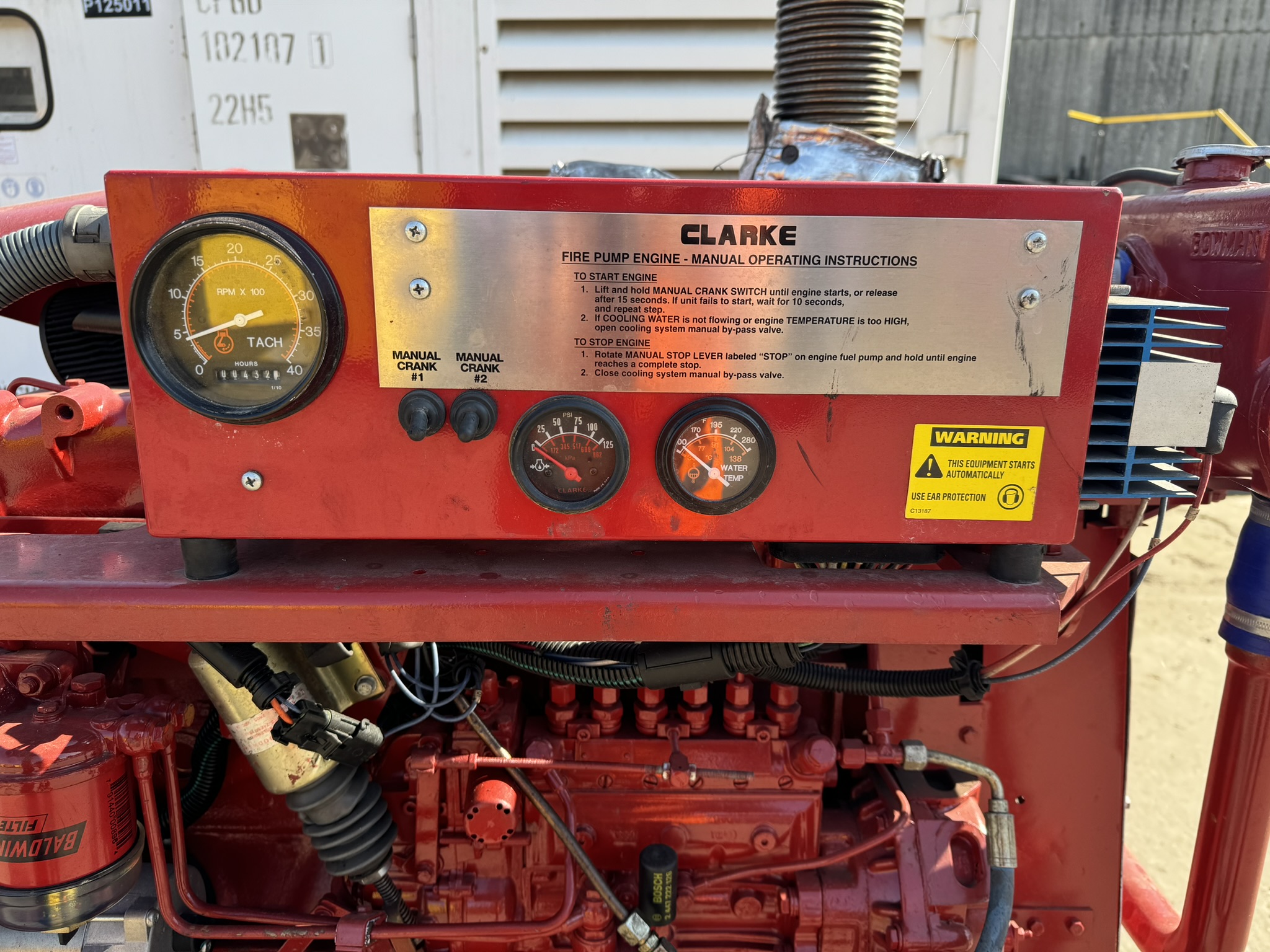 Used Nijhuis Fire Pump XSP9866