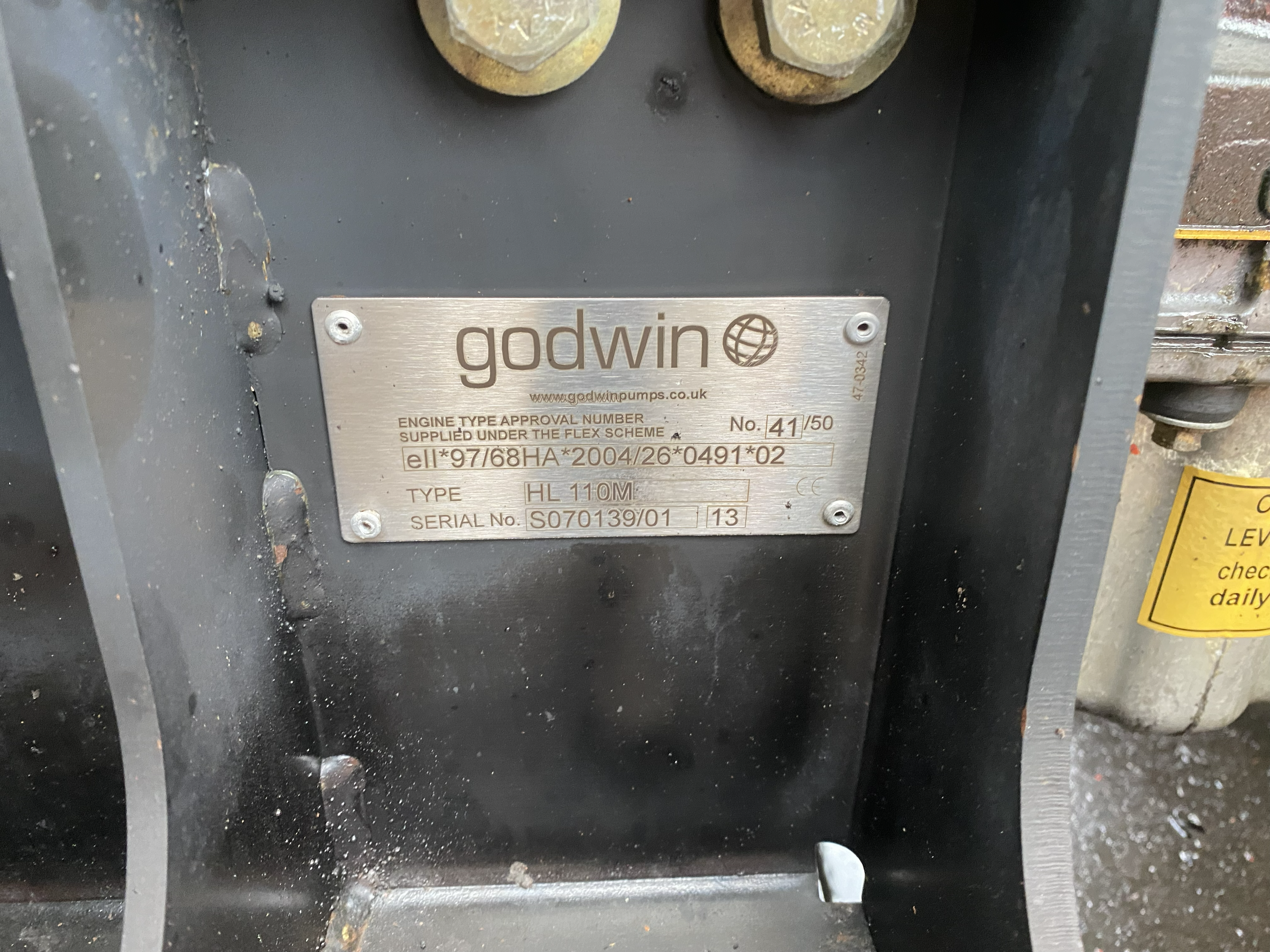 Used Godwin HL110M Pump XSP9925