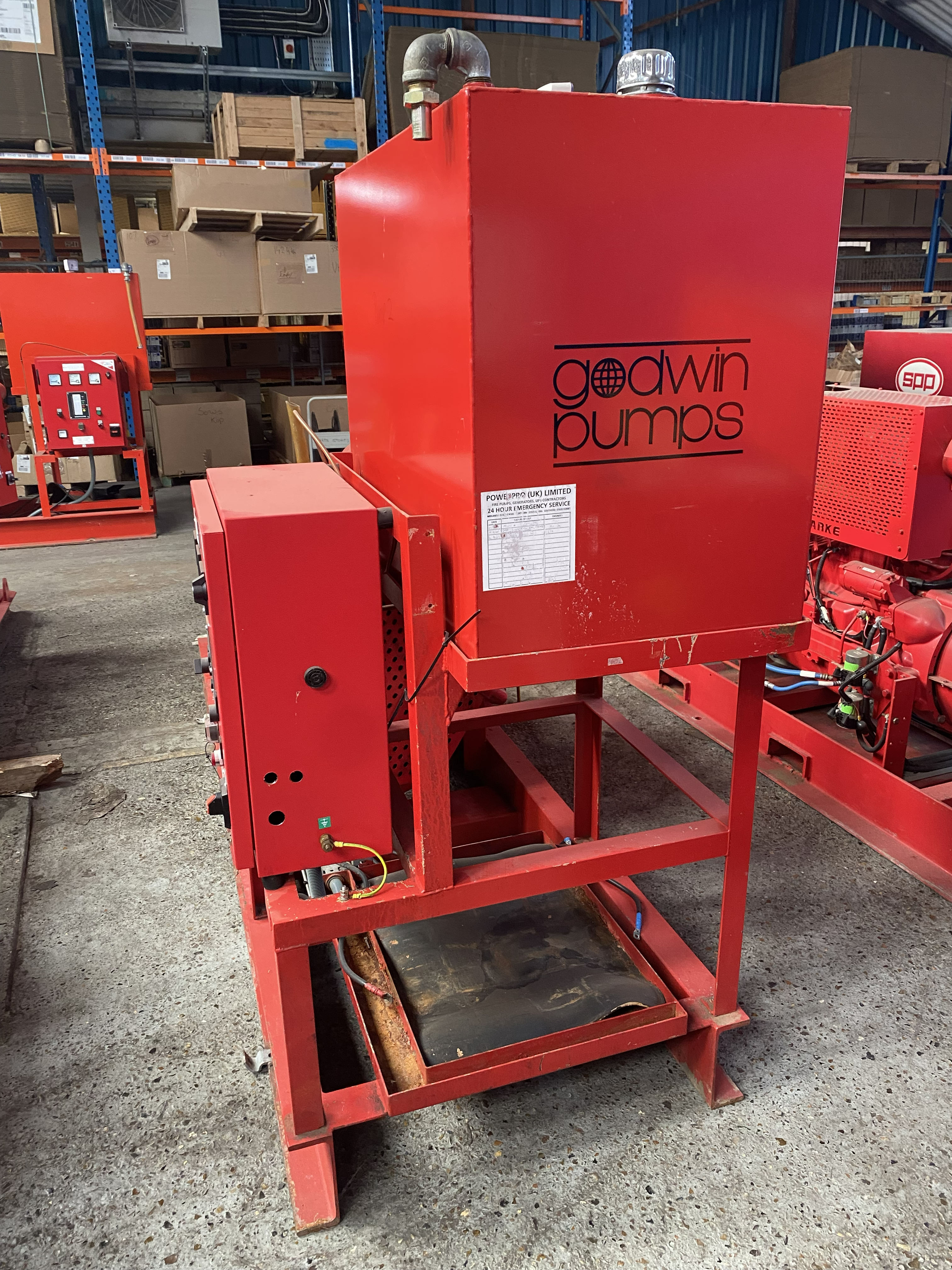 Used Godwin 150-125-320 Fire Pump XSP9856