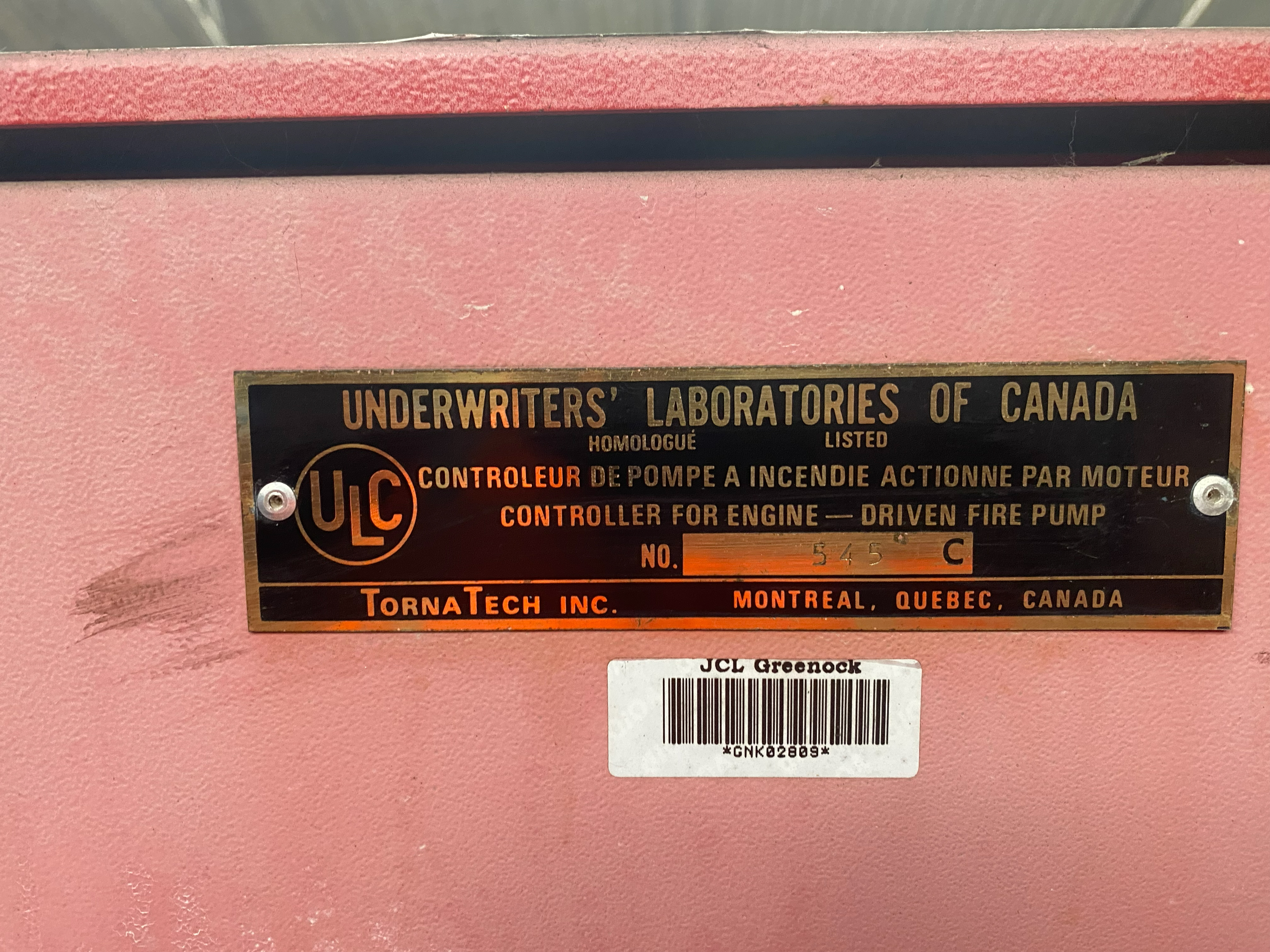 Used Armstrong 4X3X13FM Fire Pump for sale