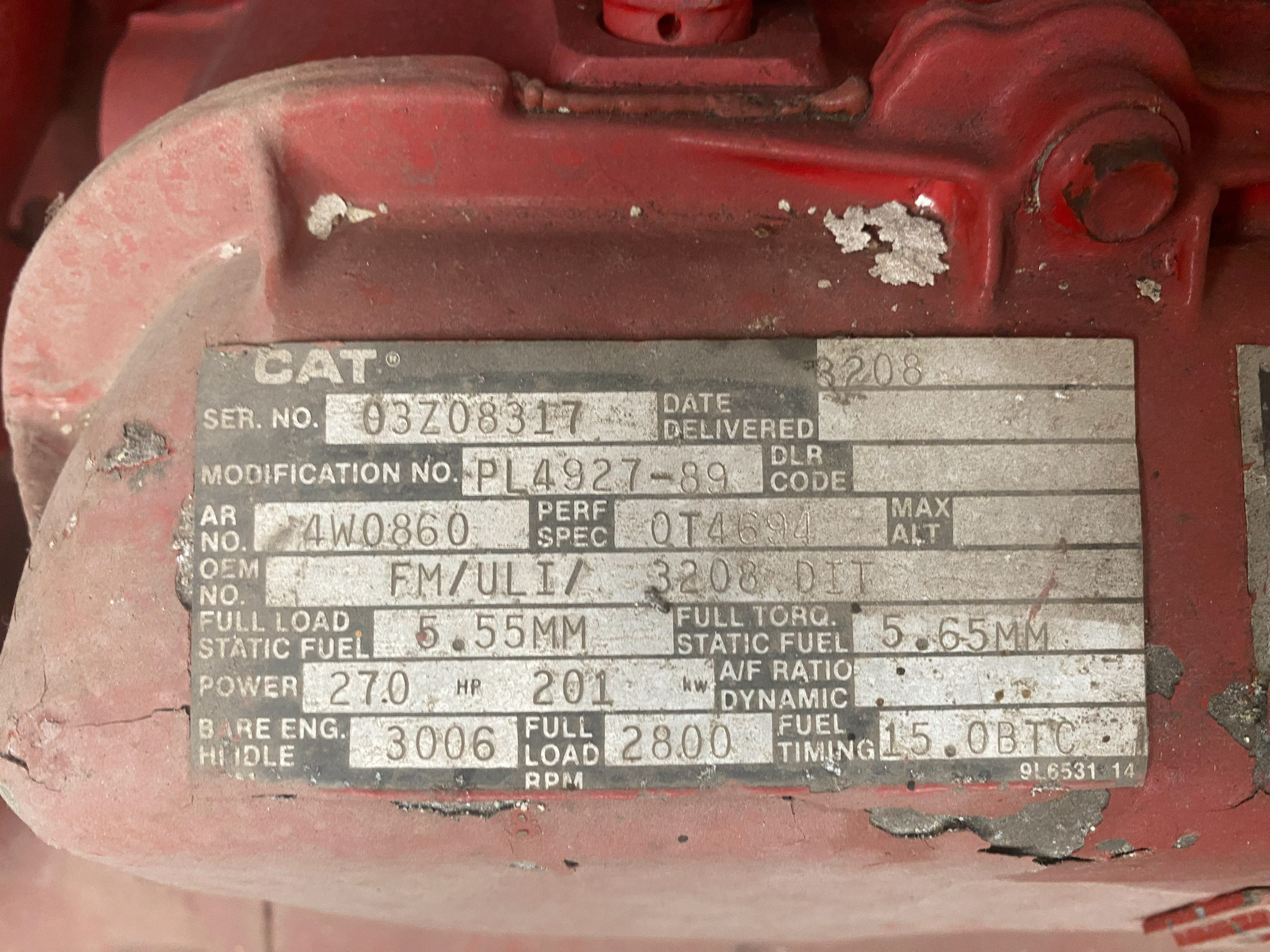 Used SPP TD20E Fire Pump for sale