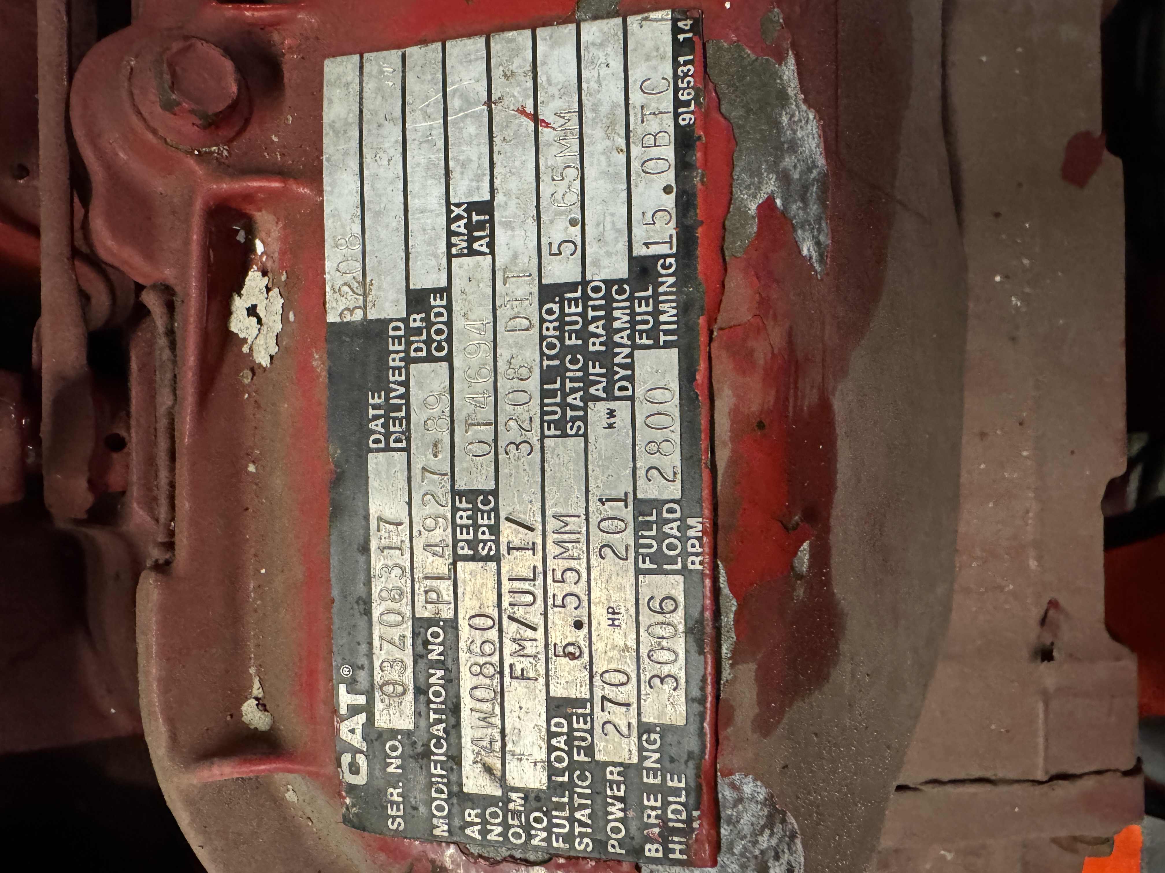 Used SPP TD20E Fire Pump