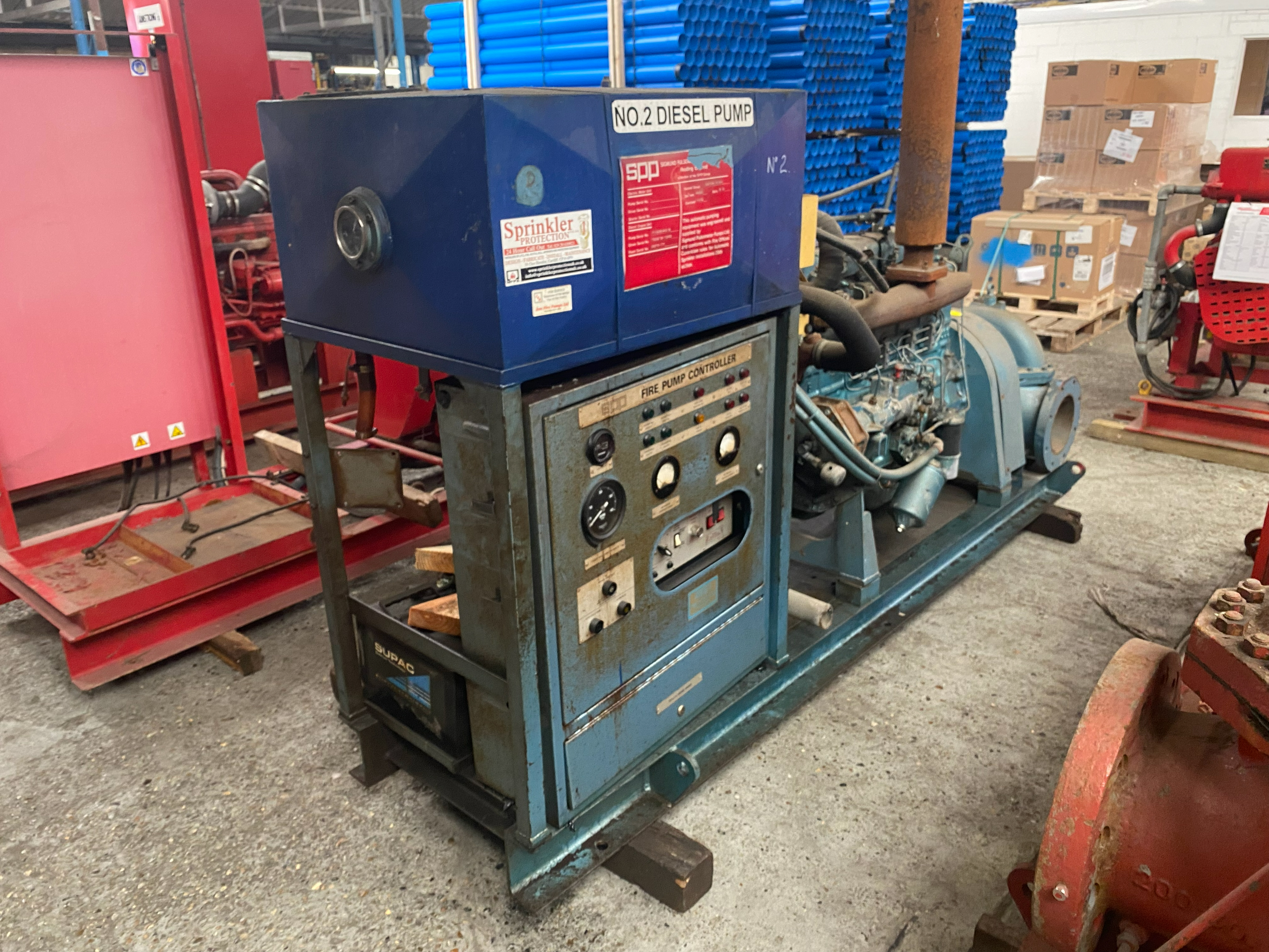 Used SPP Bedford 500 Fire Pump for sale