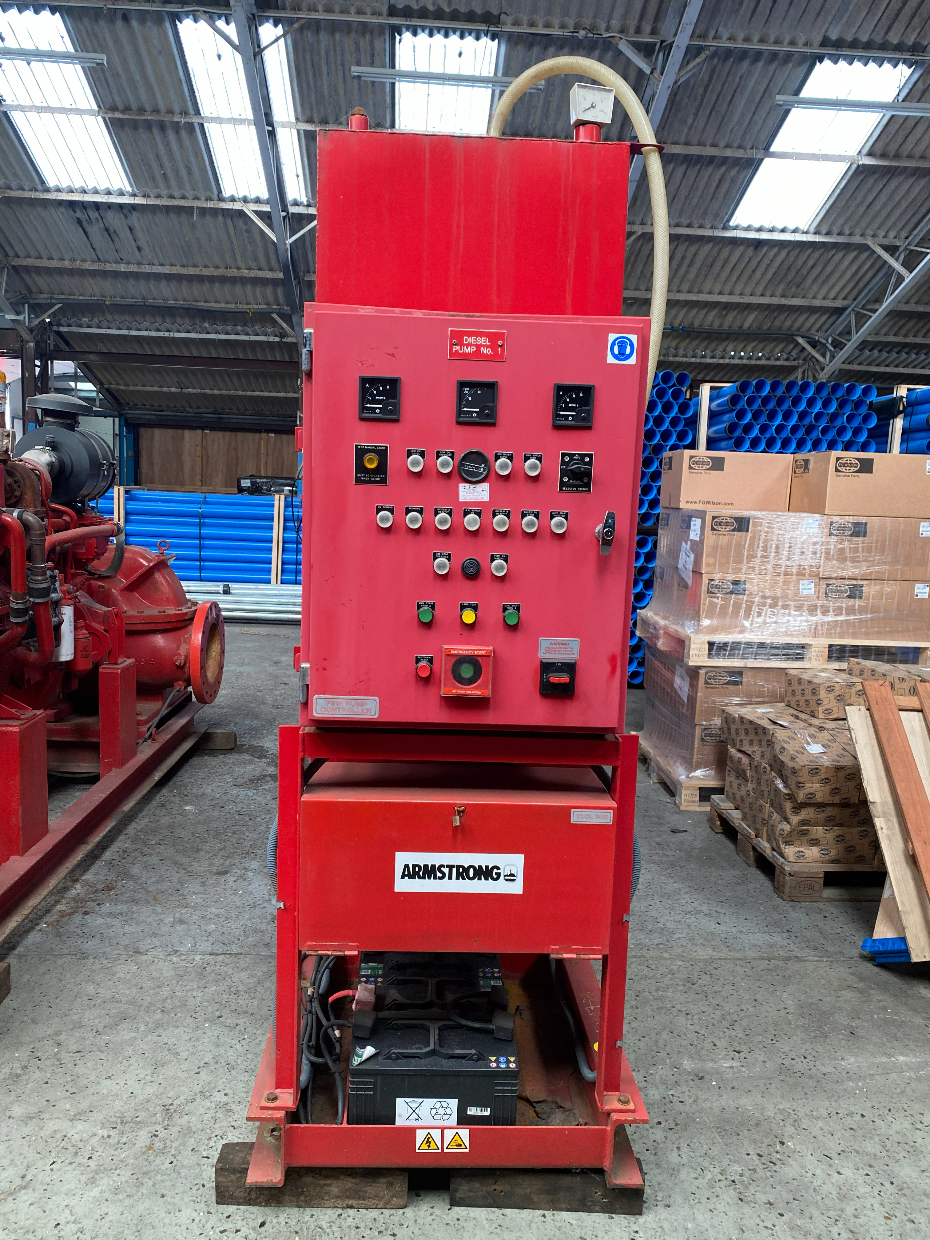 Used Armstrong 10X8X14HF Fire Pump for sale