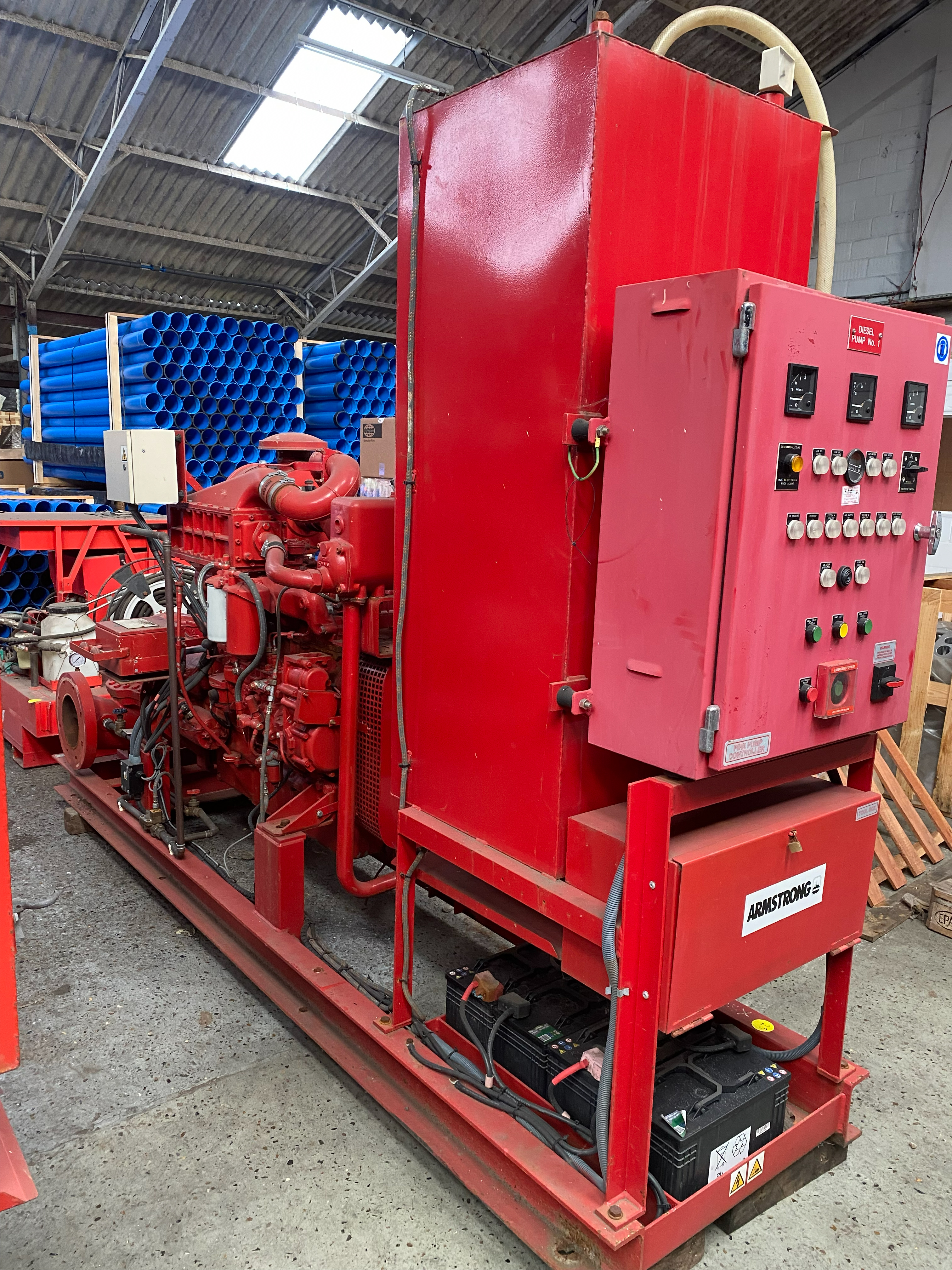 Used Armstrong 10X8X14HF Fire Pump for sale