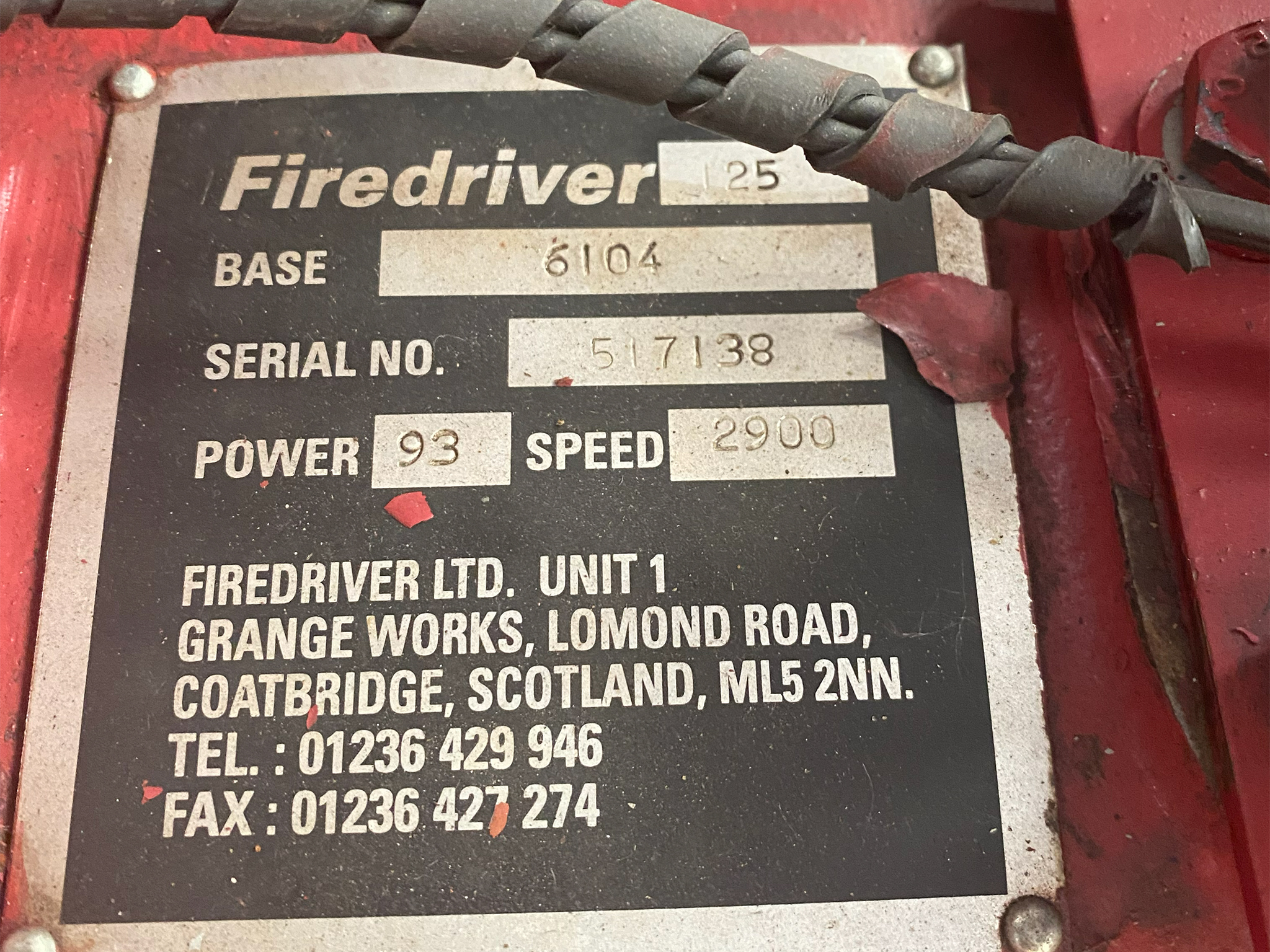 Used SPP KP12X Fire Pump for sale