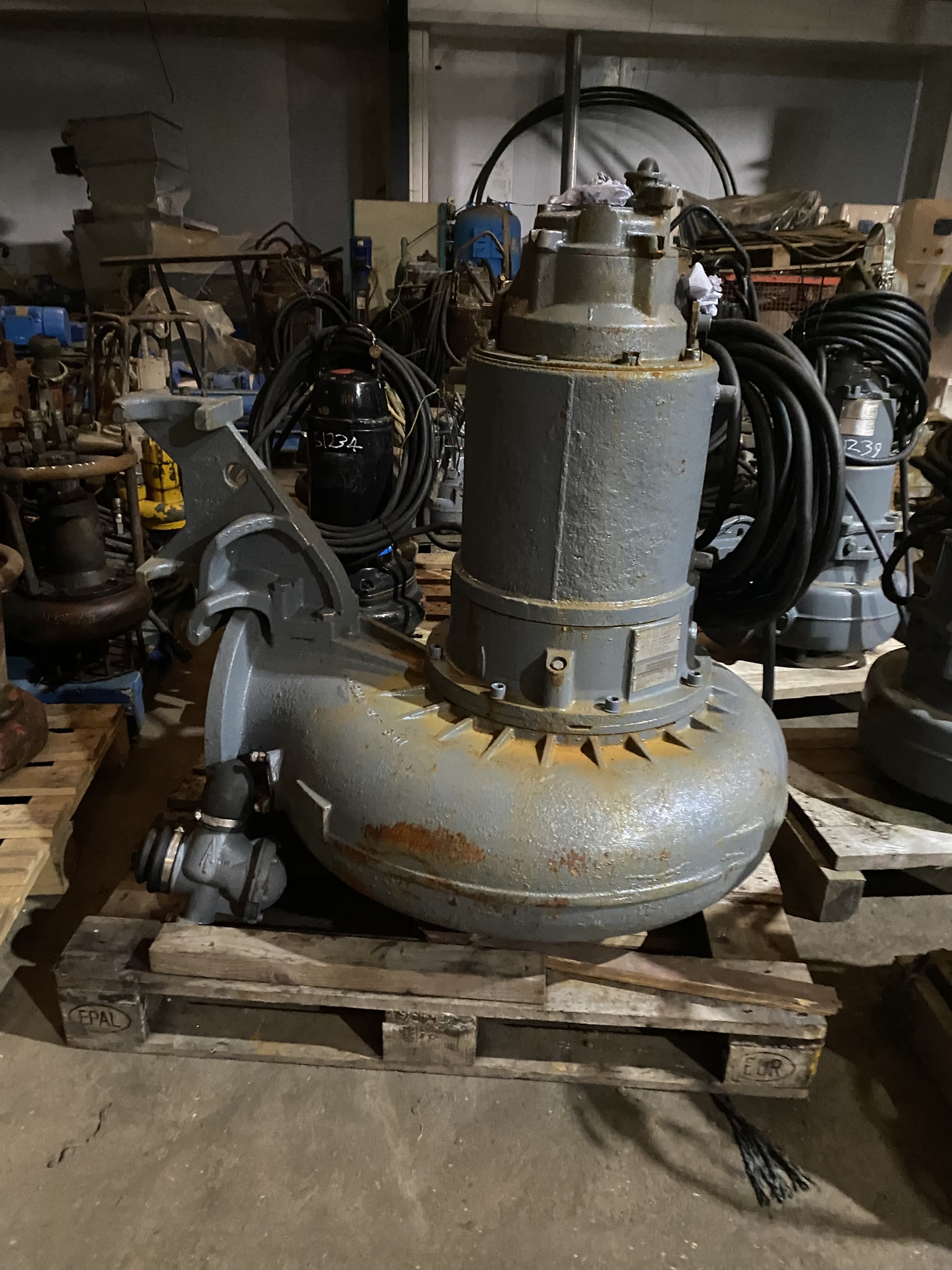 Used Flygt 3201.091 Submersible Pump S1232