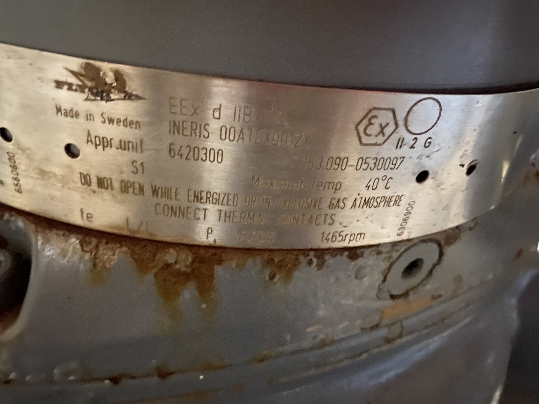 Used Flygt 3153.090 Submersible Pump S1237