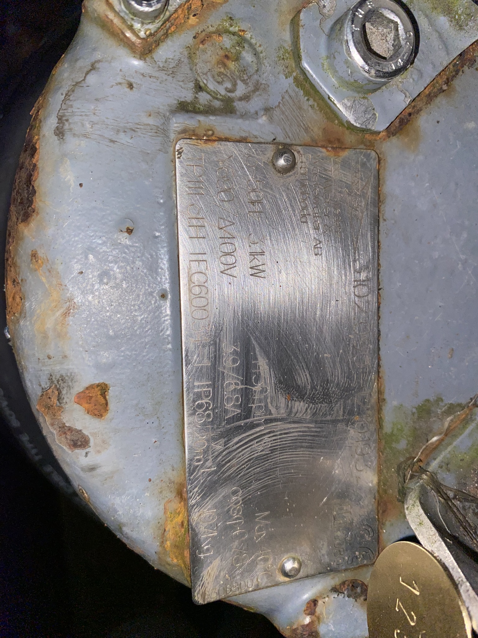 Used Flygt 3102.090 Submersible Pump S1250 for sale