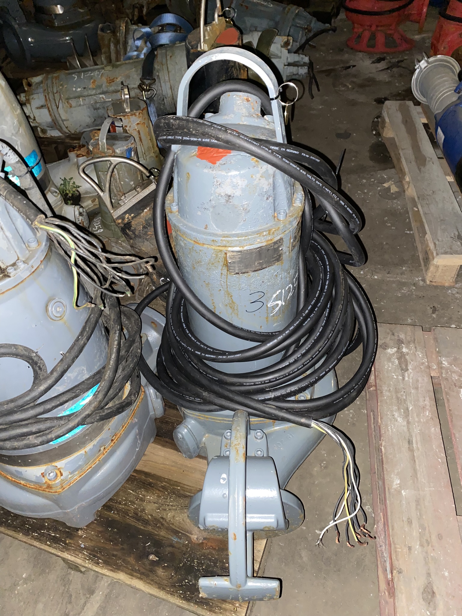 Used Flygt 3153.091 Submersible Pump S1254 for sale