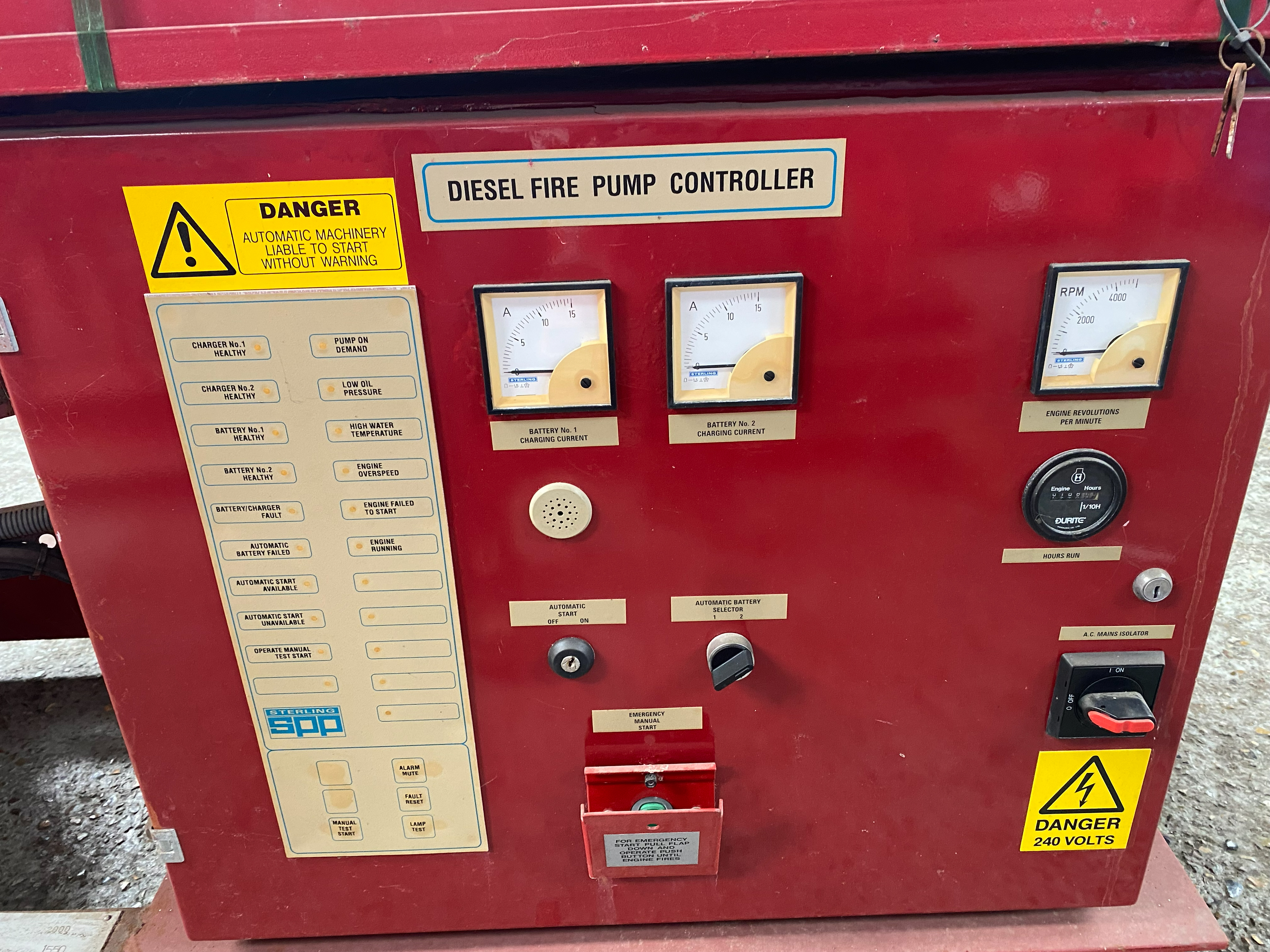 Used SPP TD15A Fire Pump XSP9562 for sale