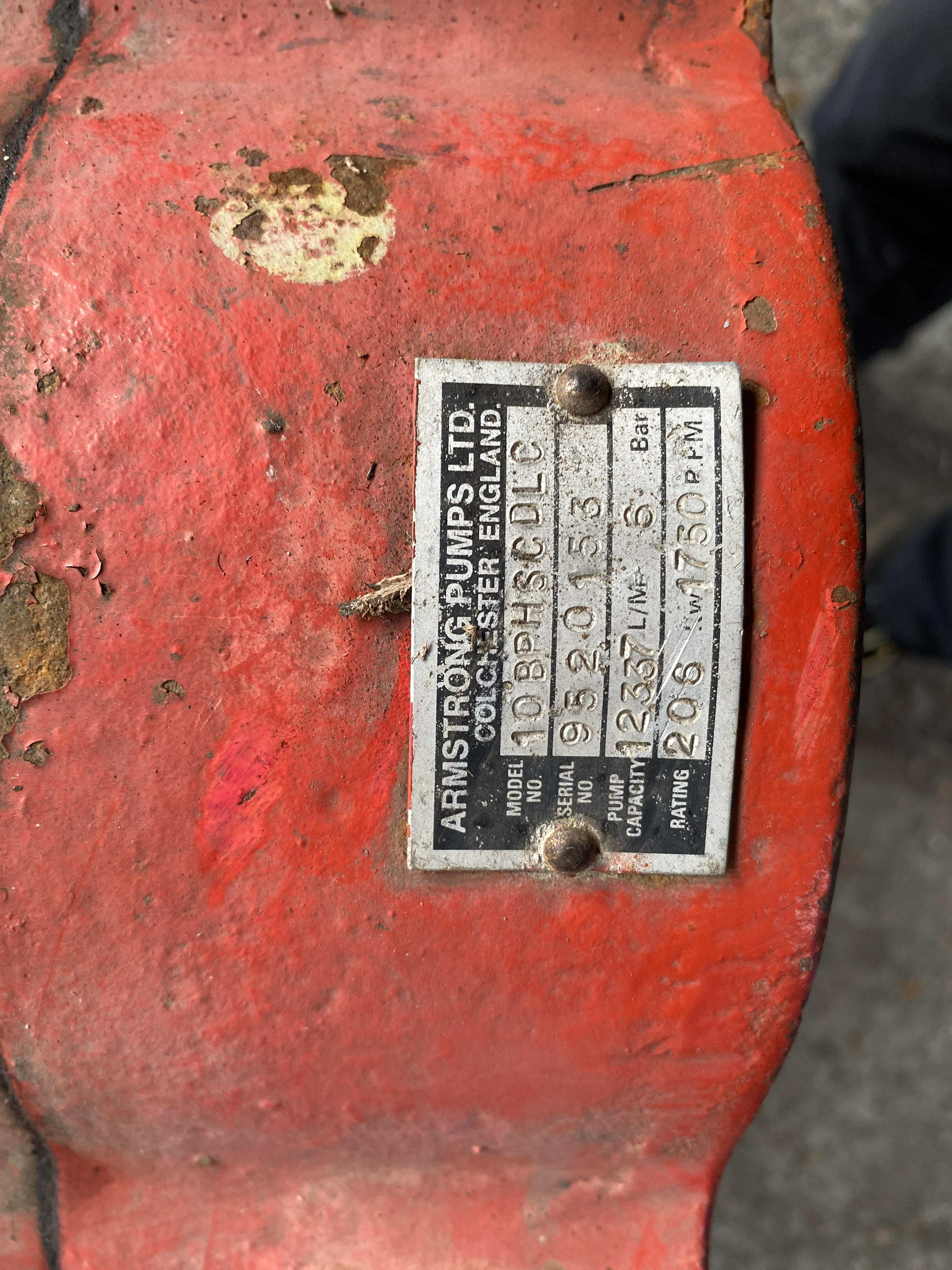Used Armstrong 10BPHSCDLC Fire Pump XSP9783 for sale