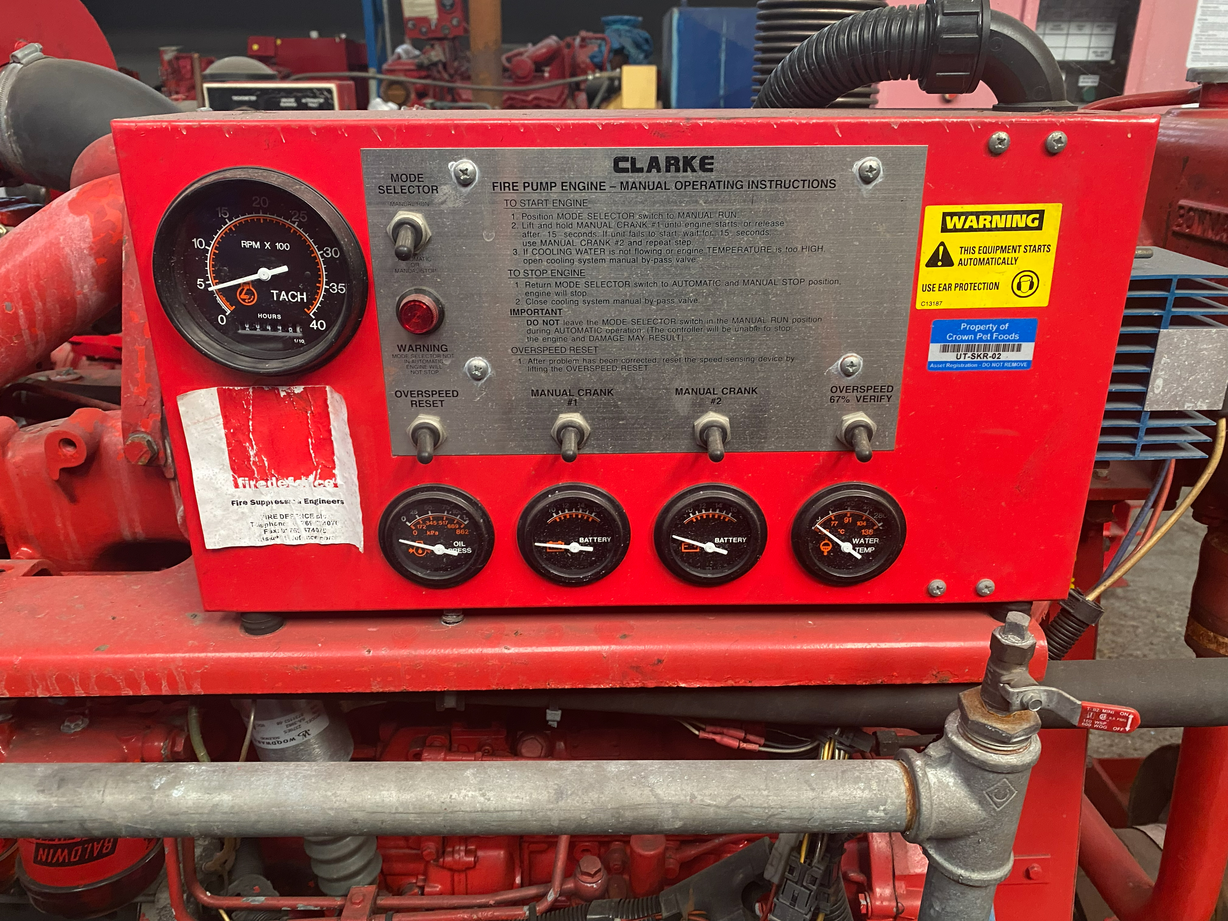 Used Armstrong 10X8X11MF 4600F Fire Pump XSP9853 for sale