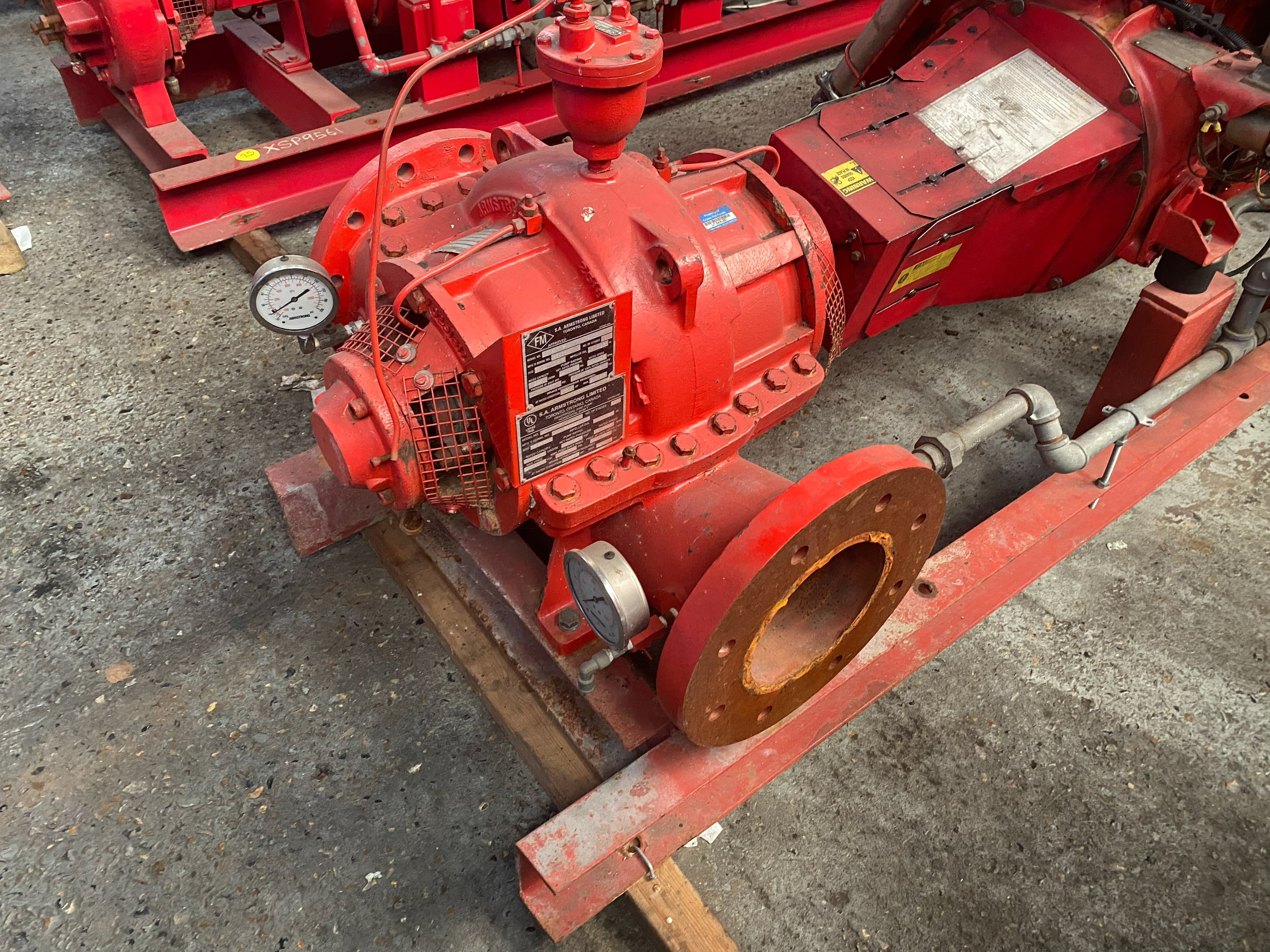 Used Armstrong 10X8X11MF 4600F Fire Pump XSP9853 for sale