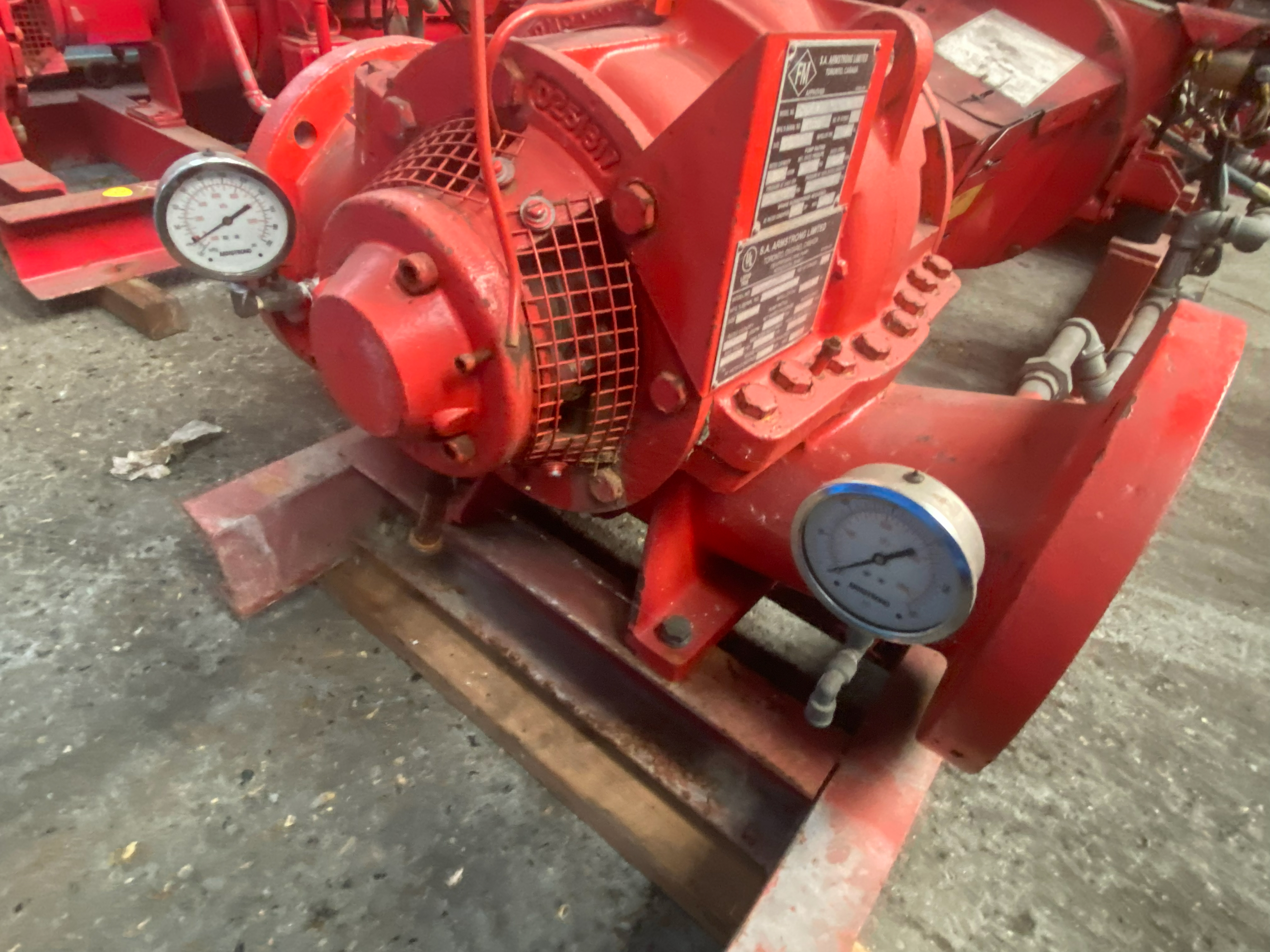 Used Armstrong 10X8X11MF 4600F Fire Pump XSP9853 for sale