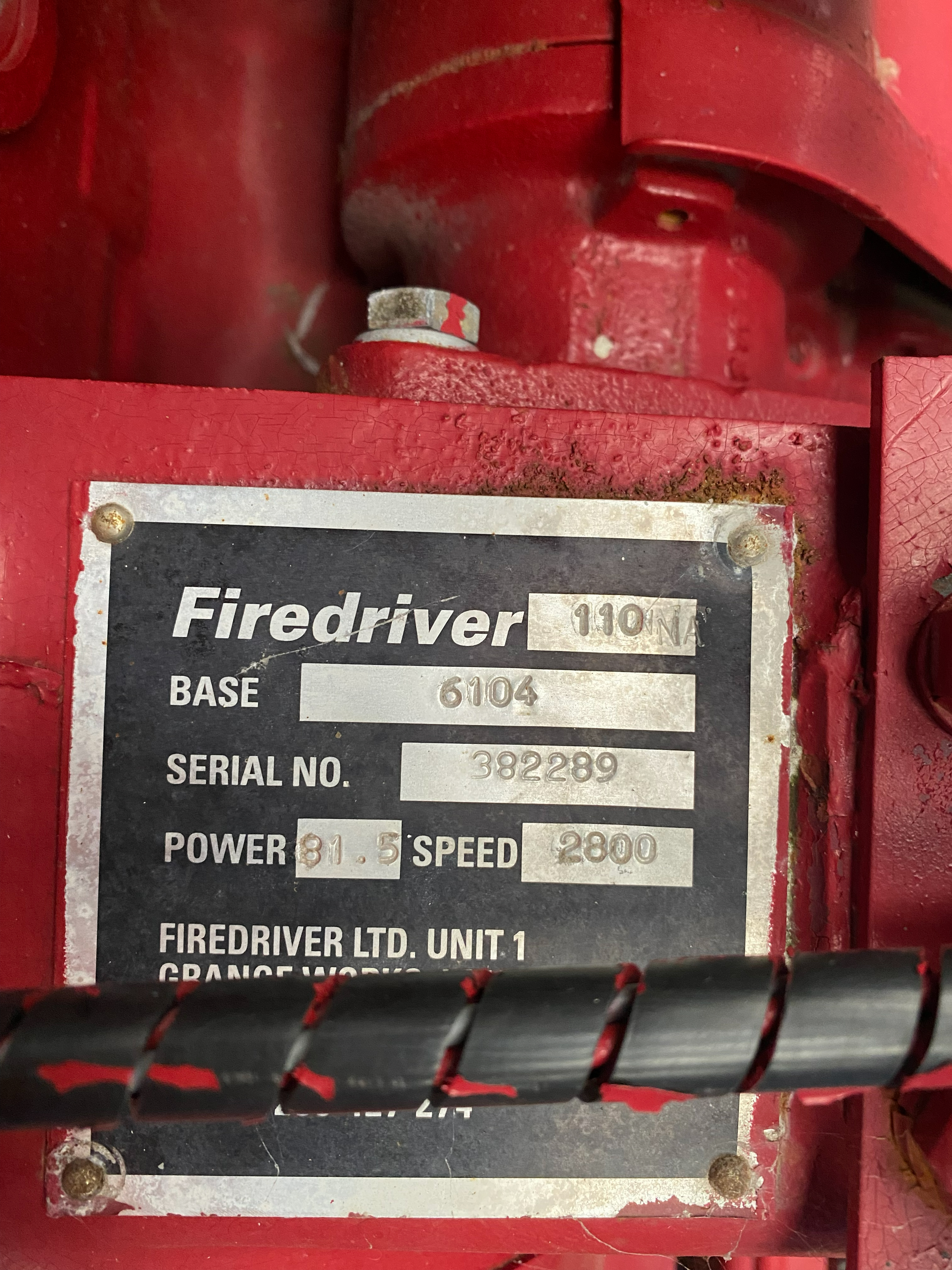 Used SPP KP10X Fire Pump XSP9534 for sale