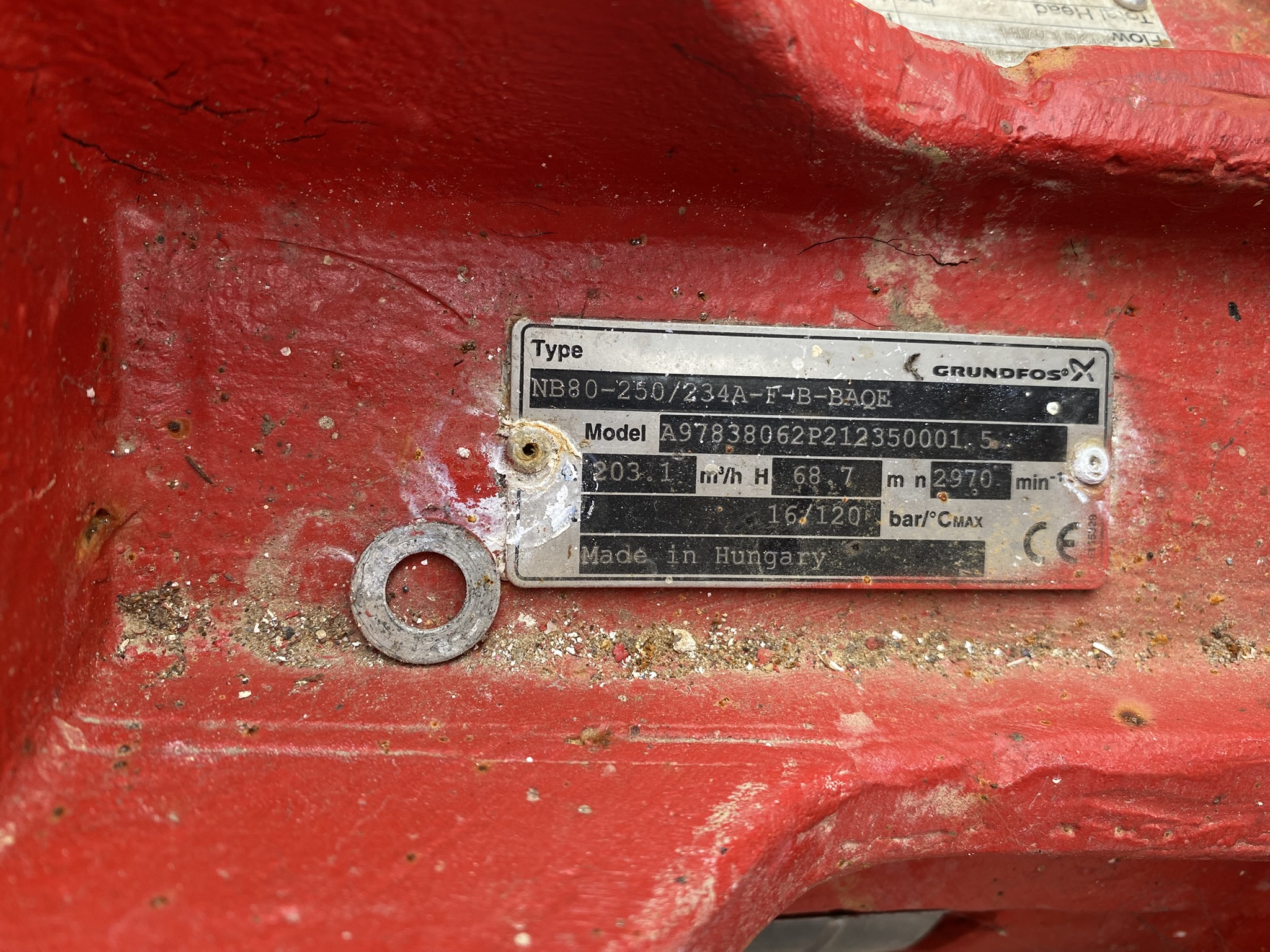 Used Grundfos NB80 250/234A Fire Pump XSP9932 for sale