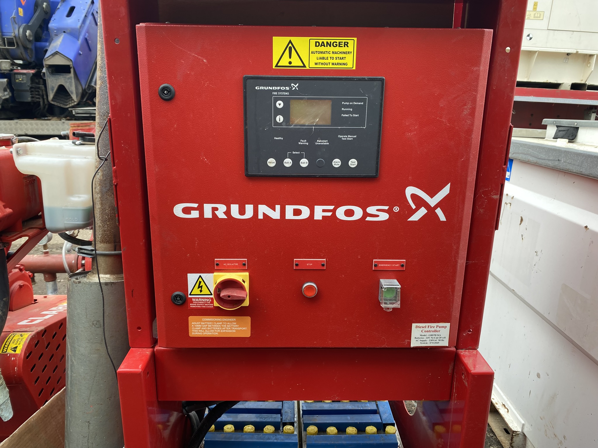 Used Grundfos NK80 250/234 Fire Pump XSP9933 for sale