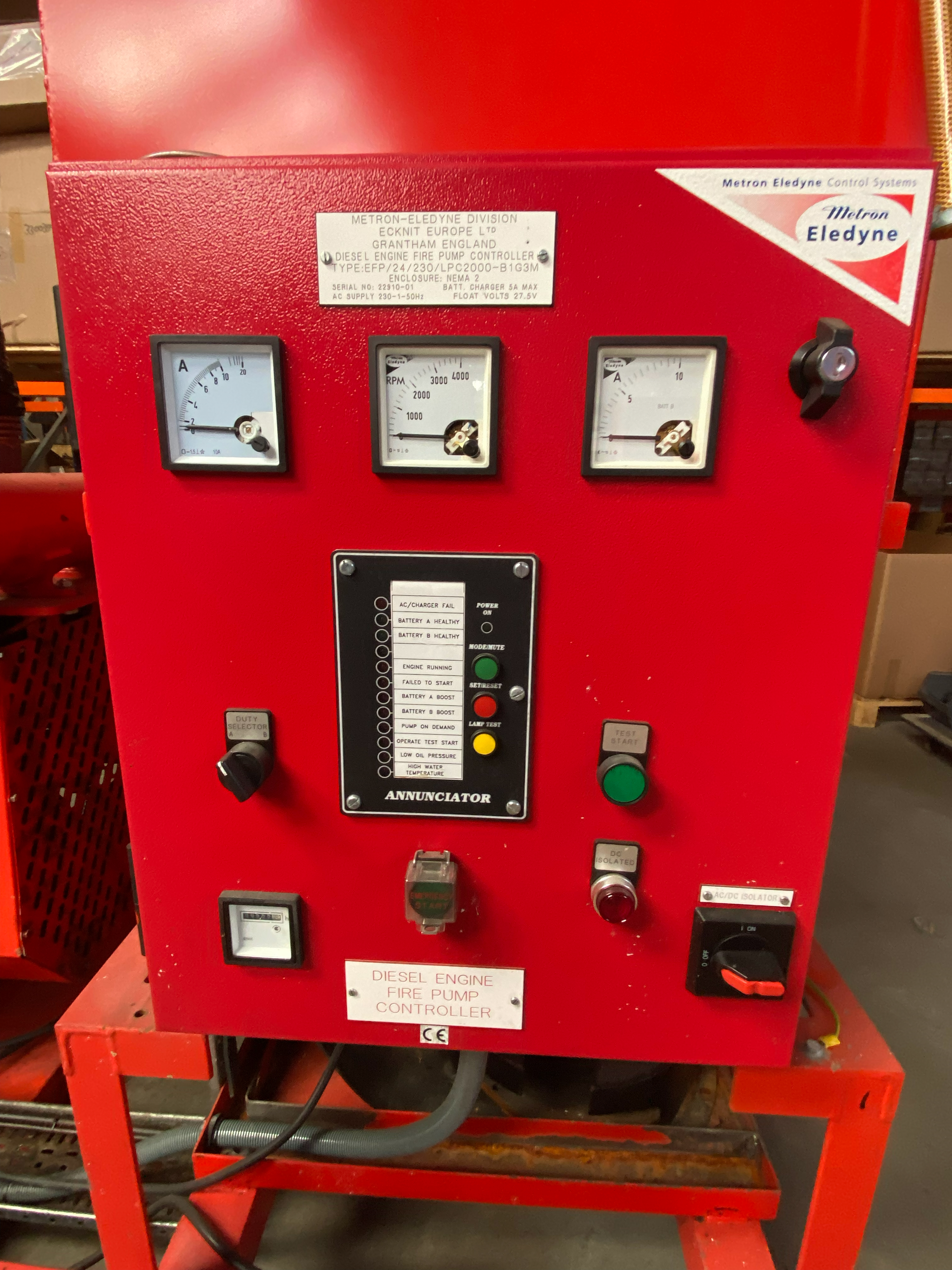 Used Godwin 150-125-320 Fire Pump for sale