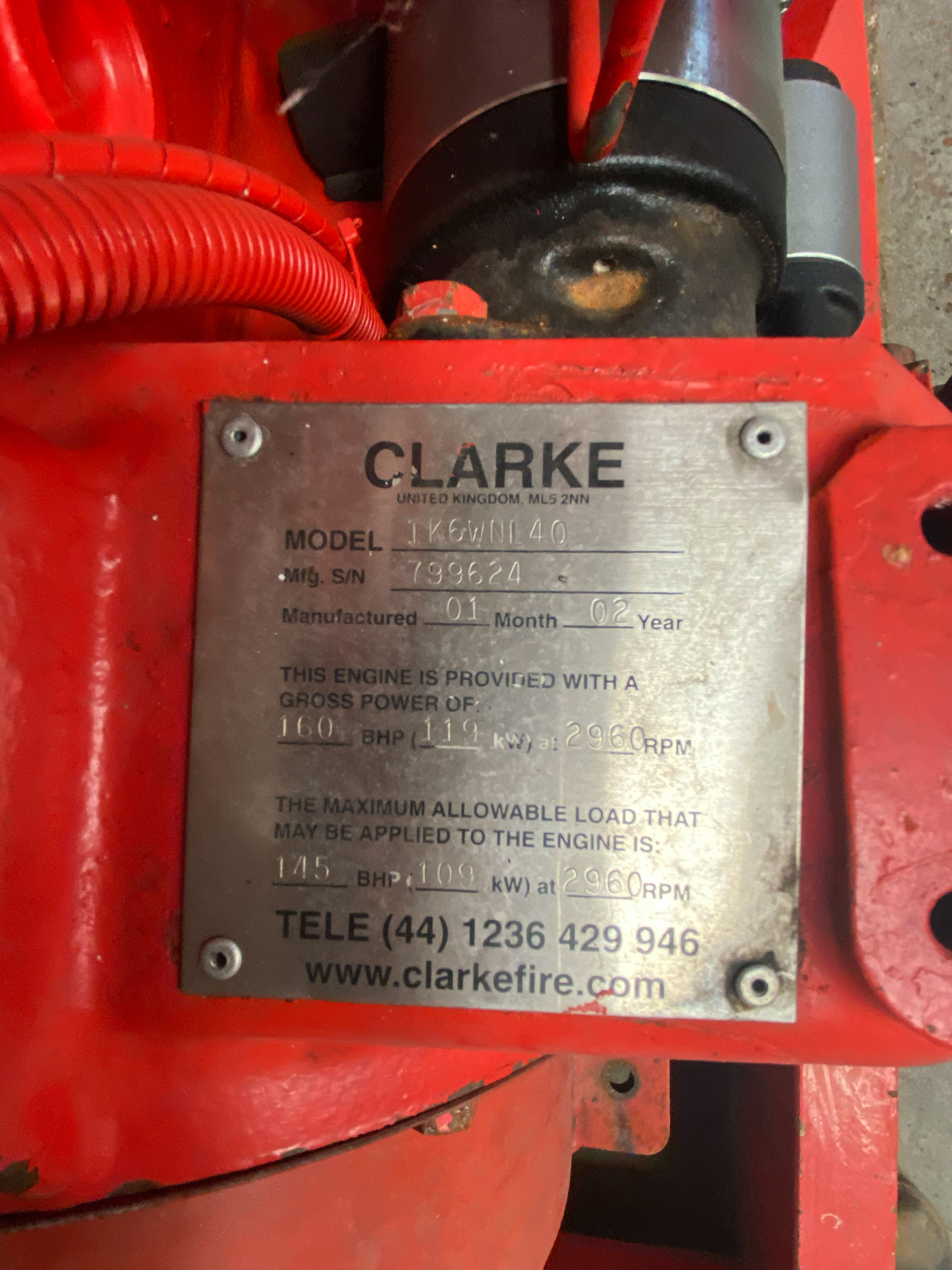Used Godwin 150-125-320 Fire Pump for sale